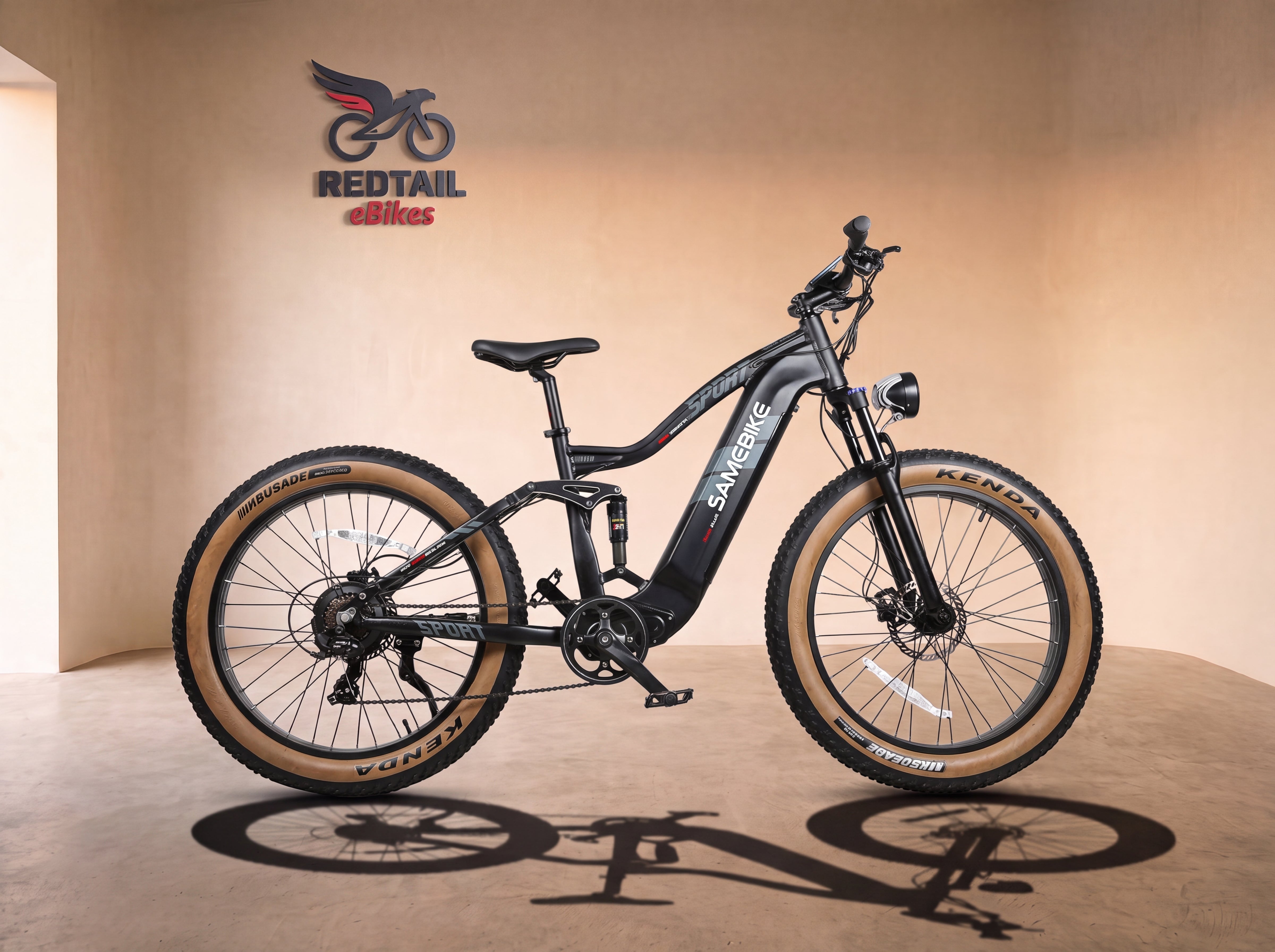 Samebike RS-A08, Black — studio cover — Redtail eBikes