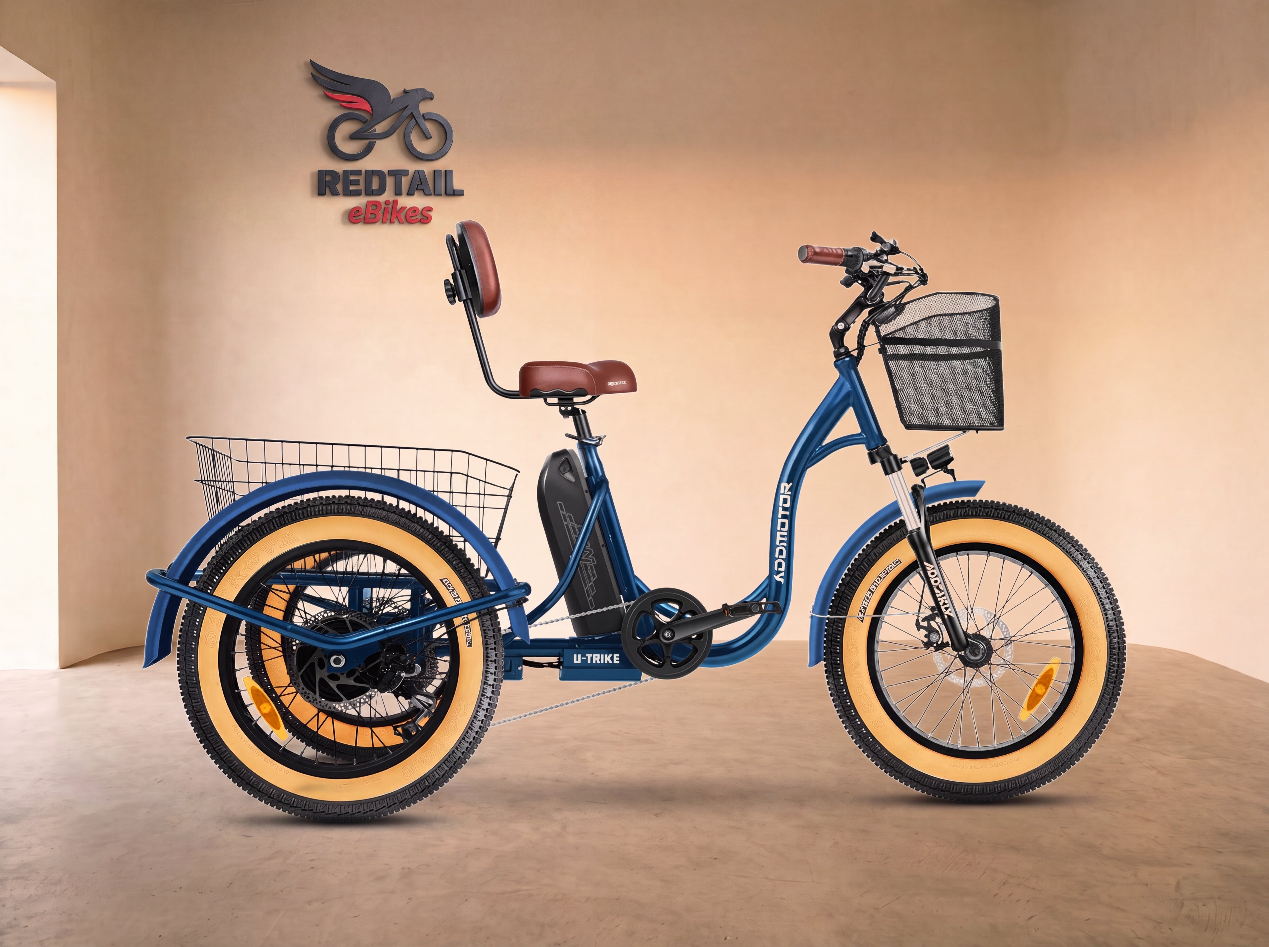 Addmotor U-Trike U-750 Tilting eTrike — Redtail studio cover