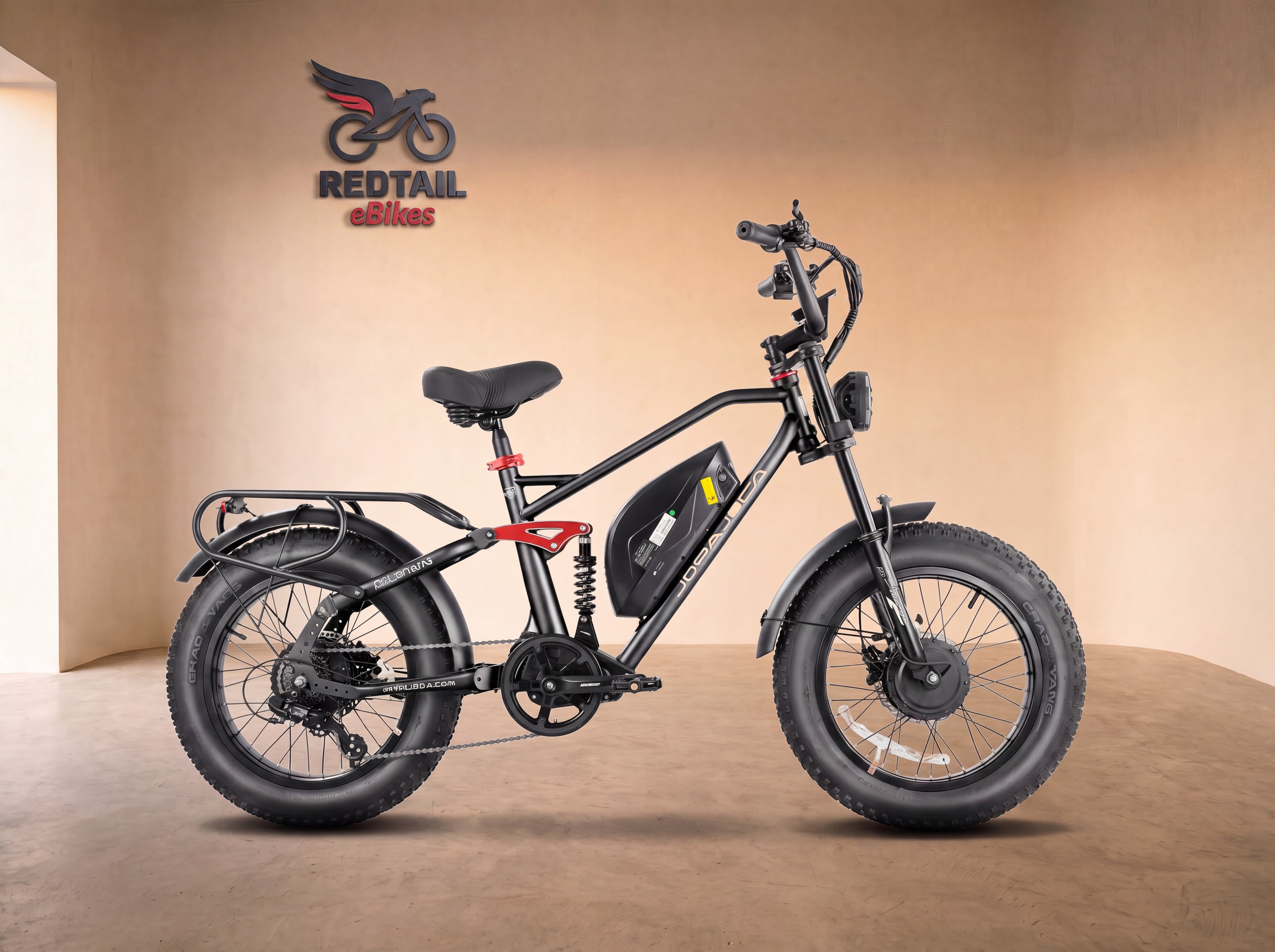 Eahora Terra II moped-style eBike, studio cover — Redtail eBikes