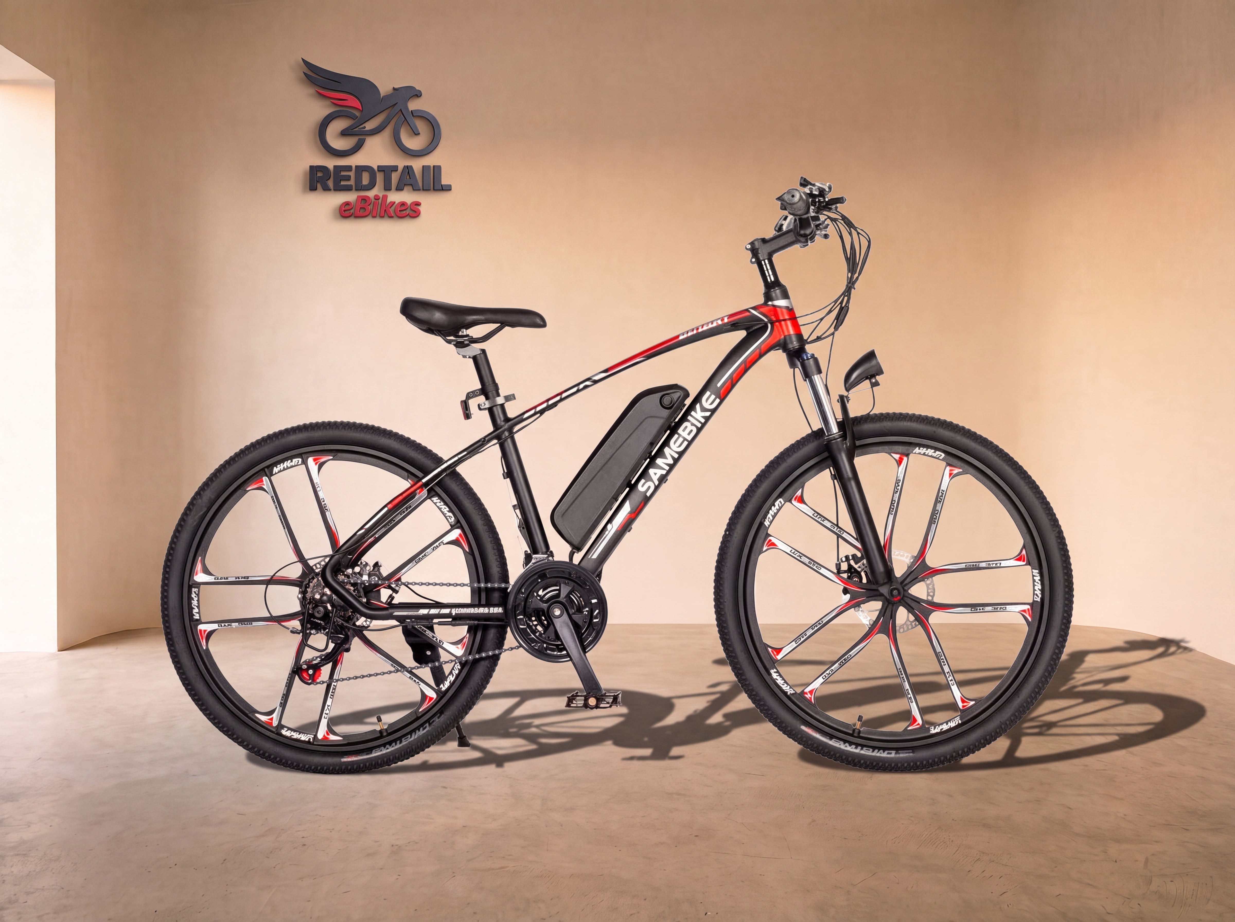 Samebike SM26 350W — studio cover — Redtail eBikes
