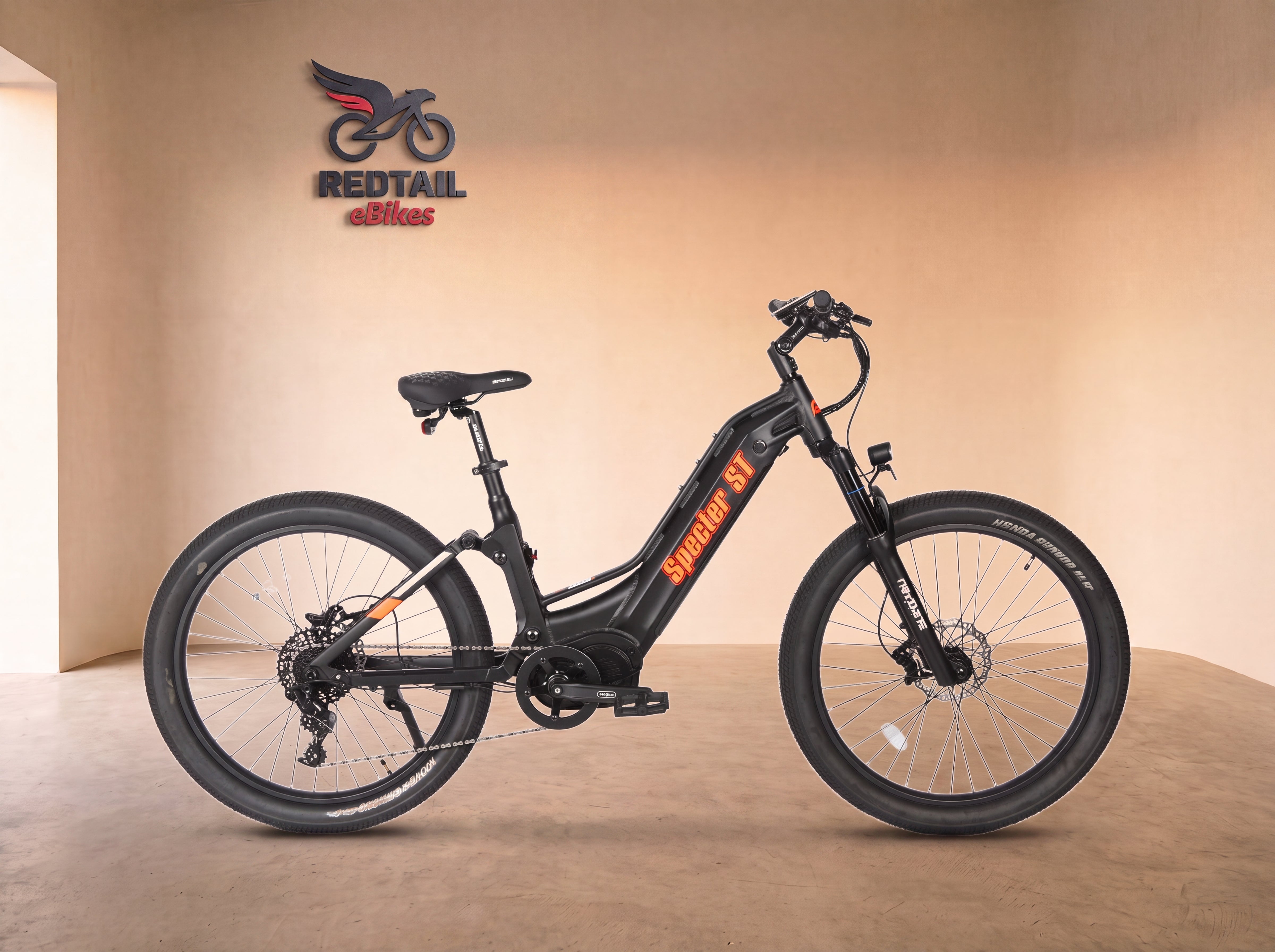 Eunorau Specter ST step-thru eBike — Redtail studio cover