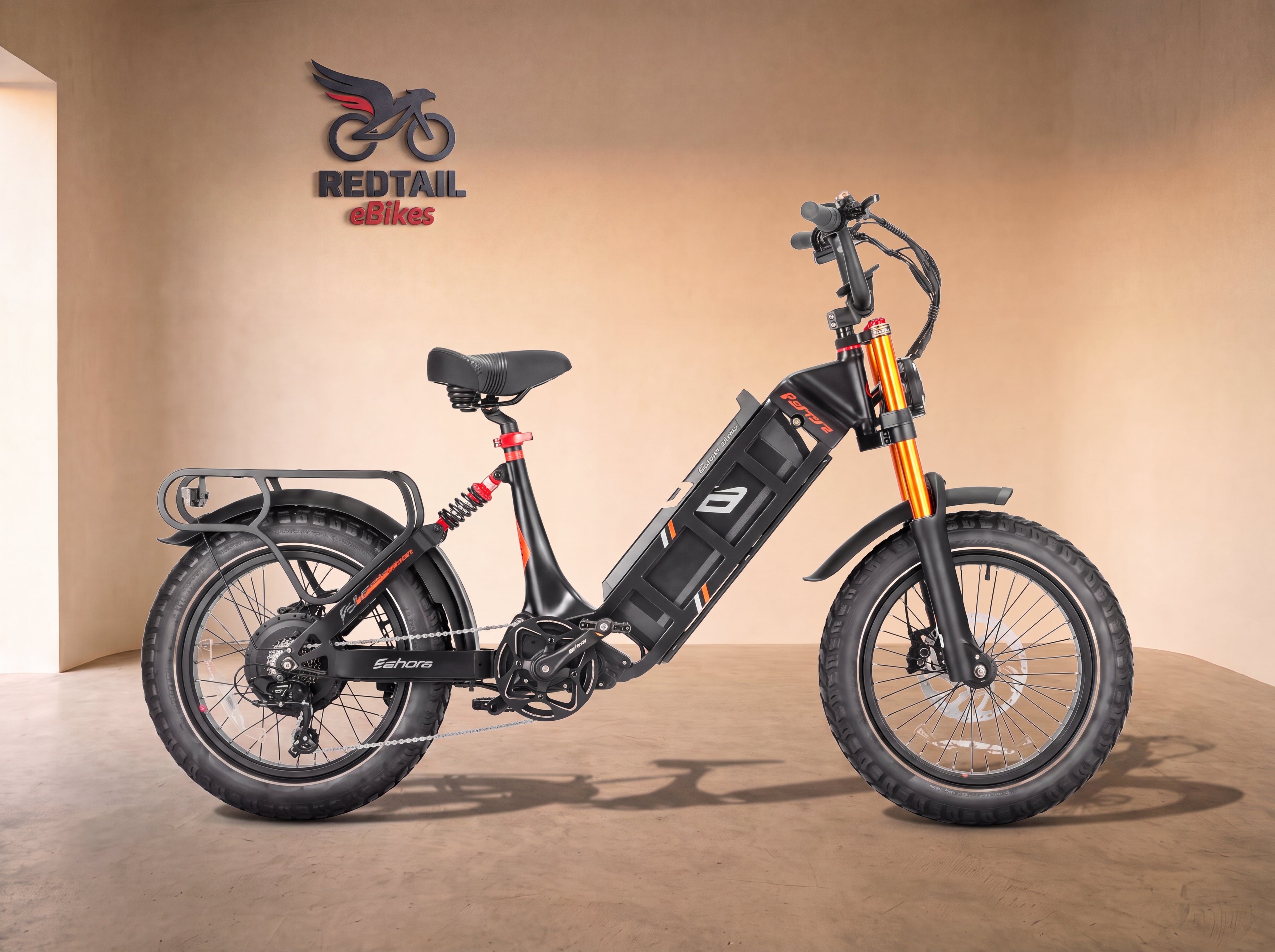 Eahora Juliet Pro moped-style eBike, studio cover — Redtail eBikes