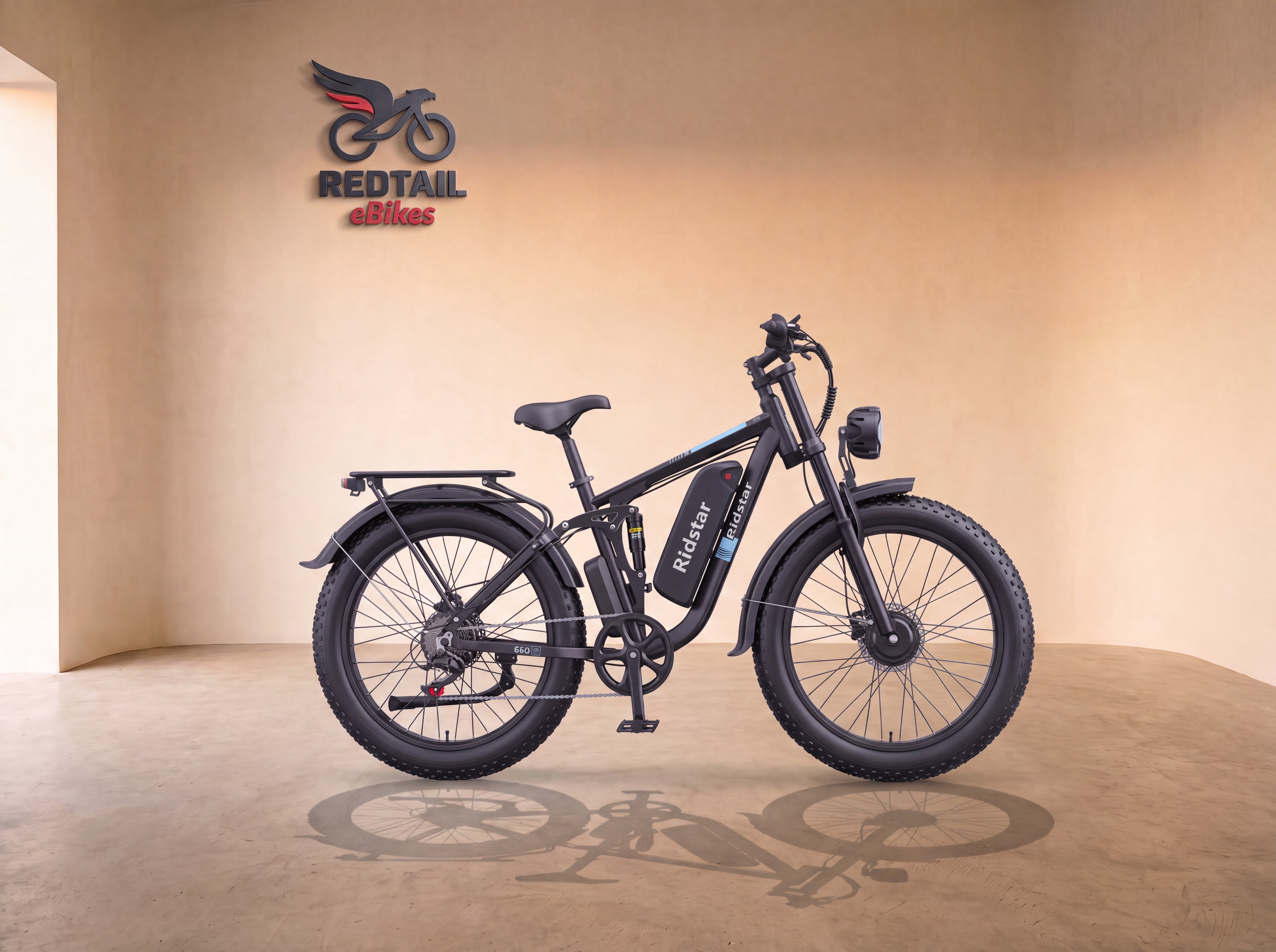 Ridstar® E Bike E26Pro Fat Tire Mountain Electric Bike