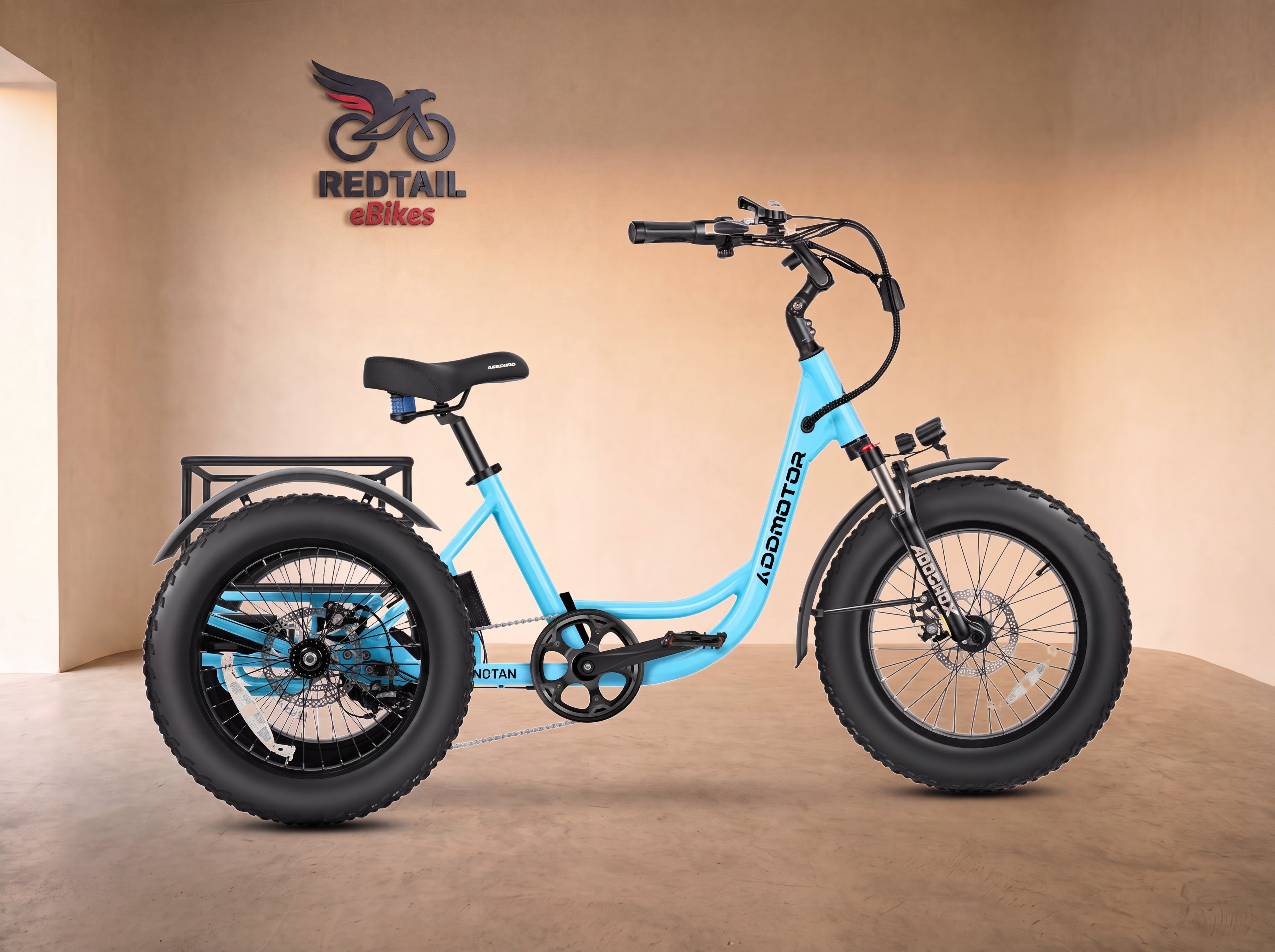 Addmotor Landtan Fat Tire eTrike — Redtail studio cover