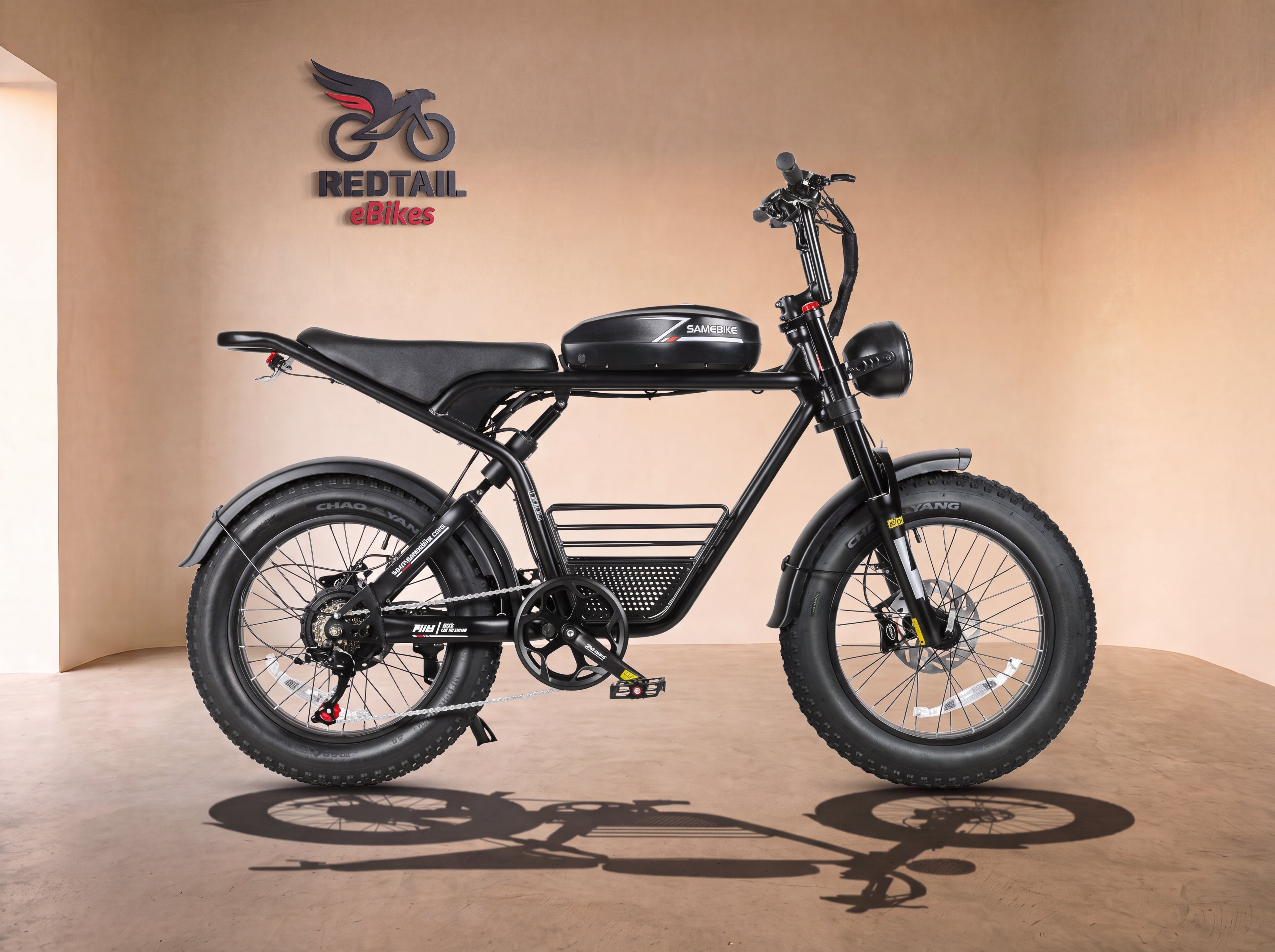 Samebike Pilot SE, Black — studio cover — Redtail eBikes