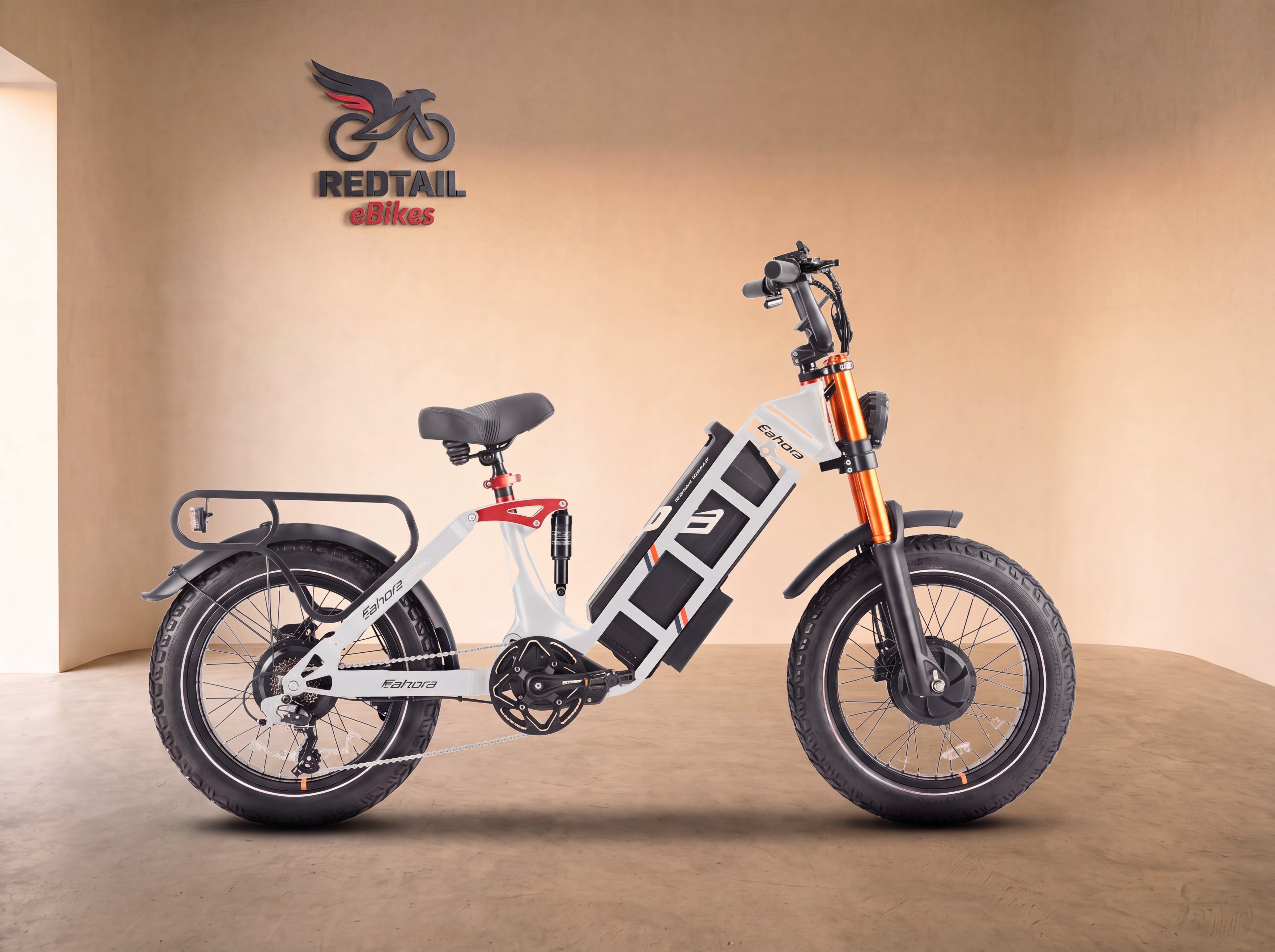 Eahora Juliet Pro II moped-style eBike, studio cover — Redtail eBikes