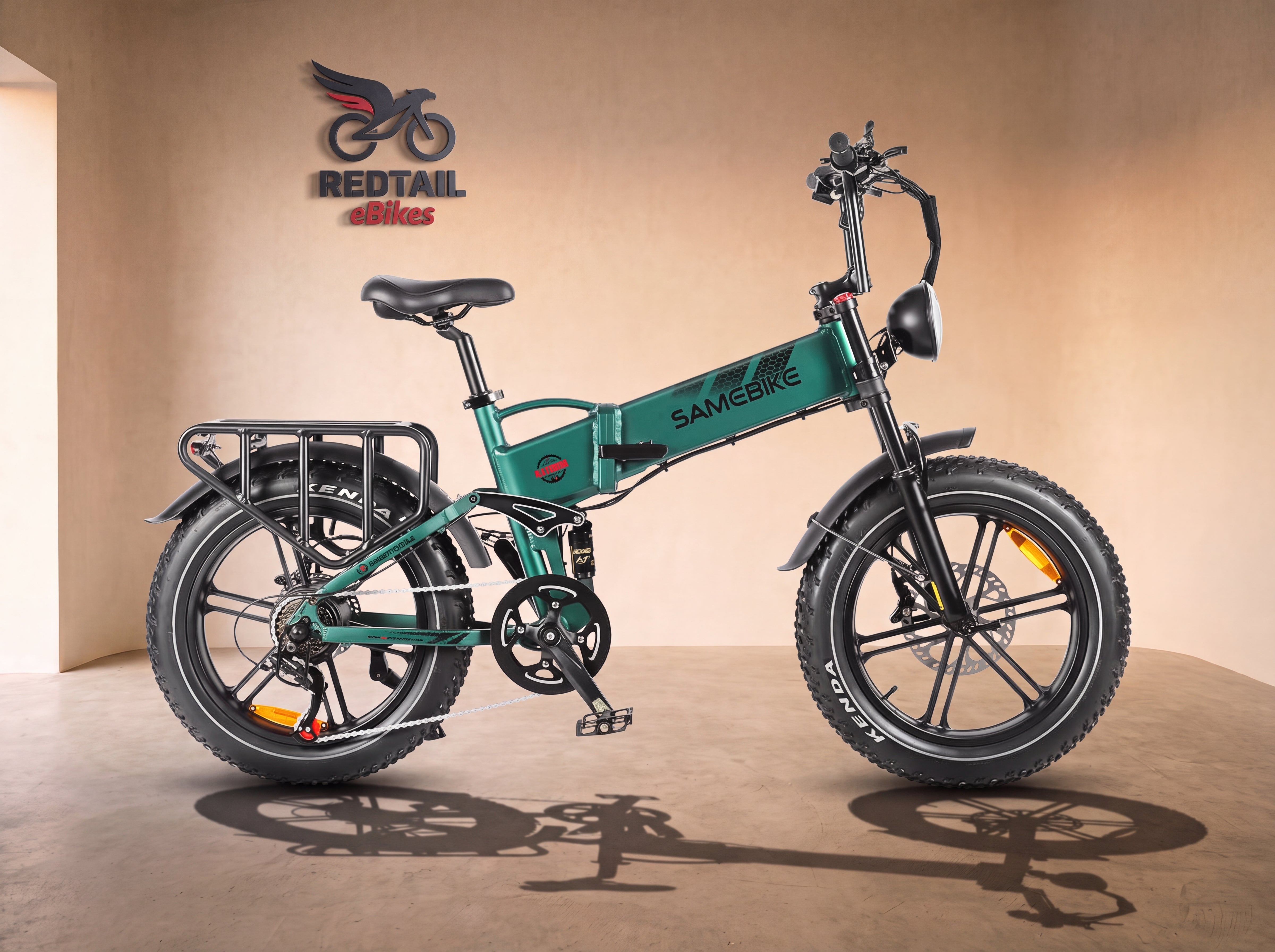 Samebike RS-A02, Green — studio cover — Redtail eBikes