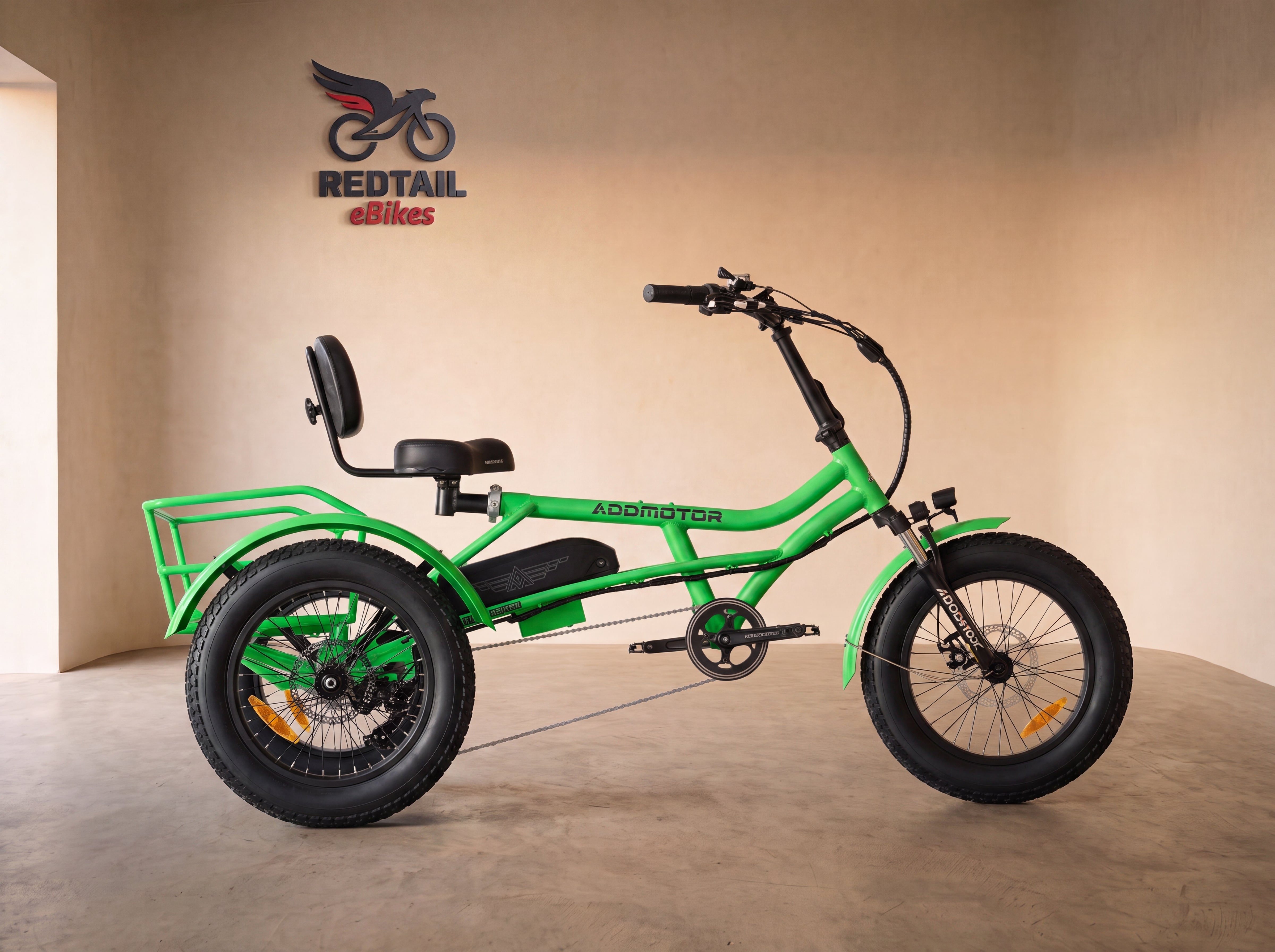 Addmotor Arisetan II M-360 Semi-Recumbent Electric Trike — Redtail studio cover