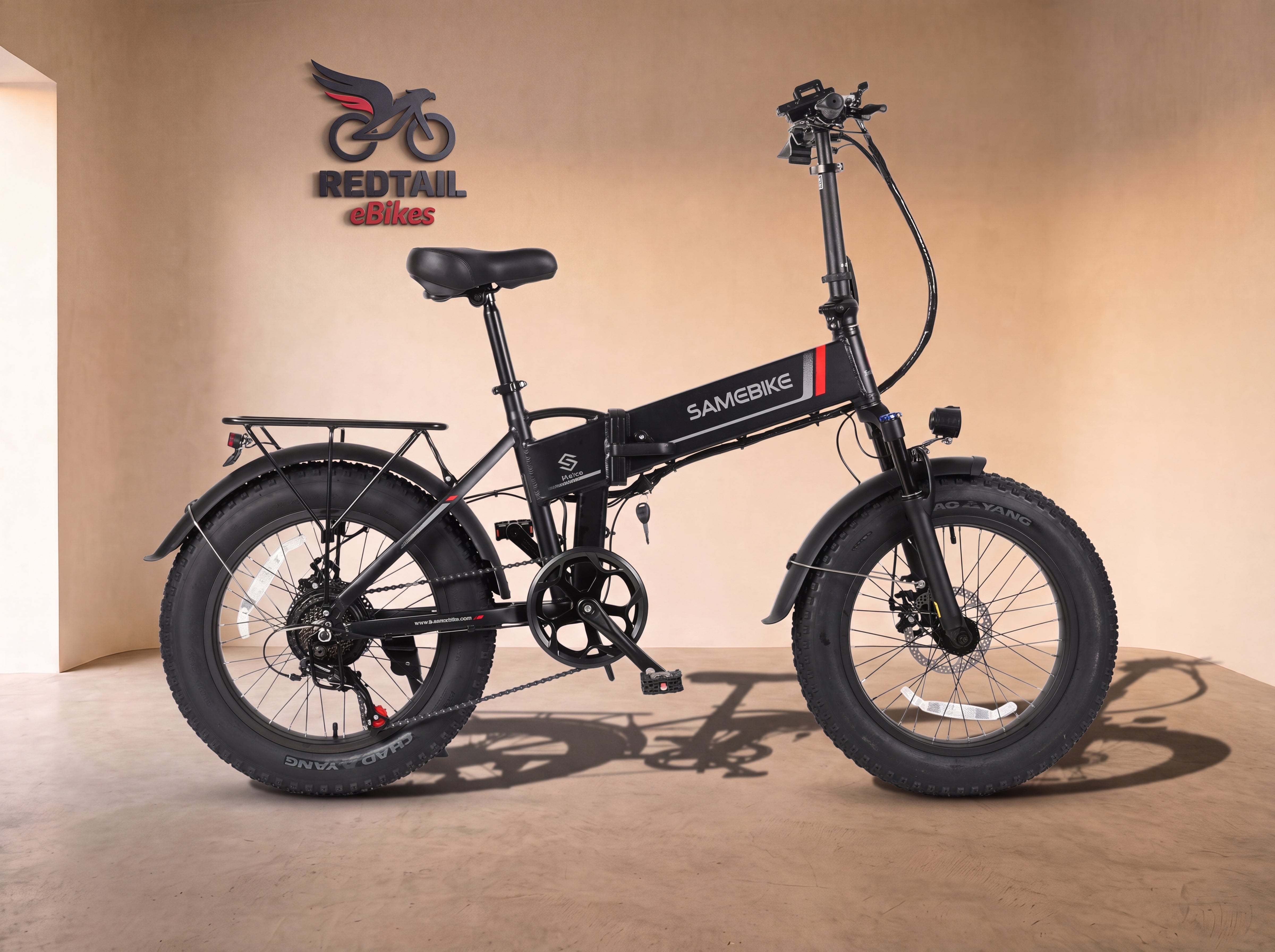 Samebike E-ONE II — studio cover — Redtail eBikes