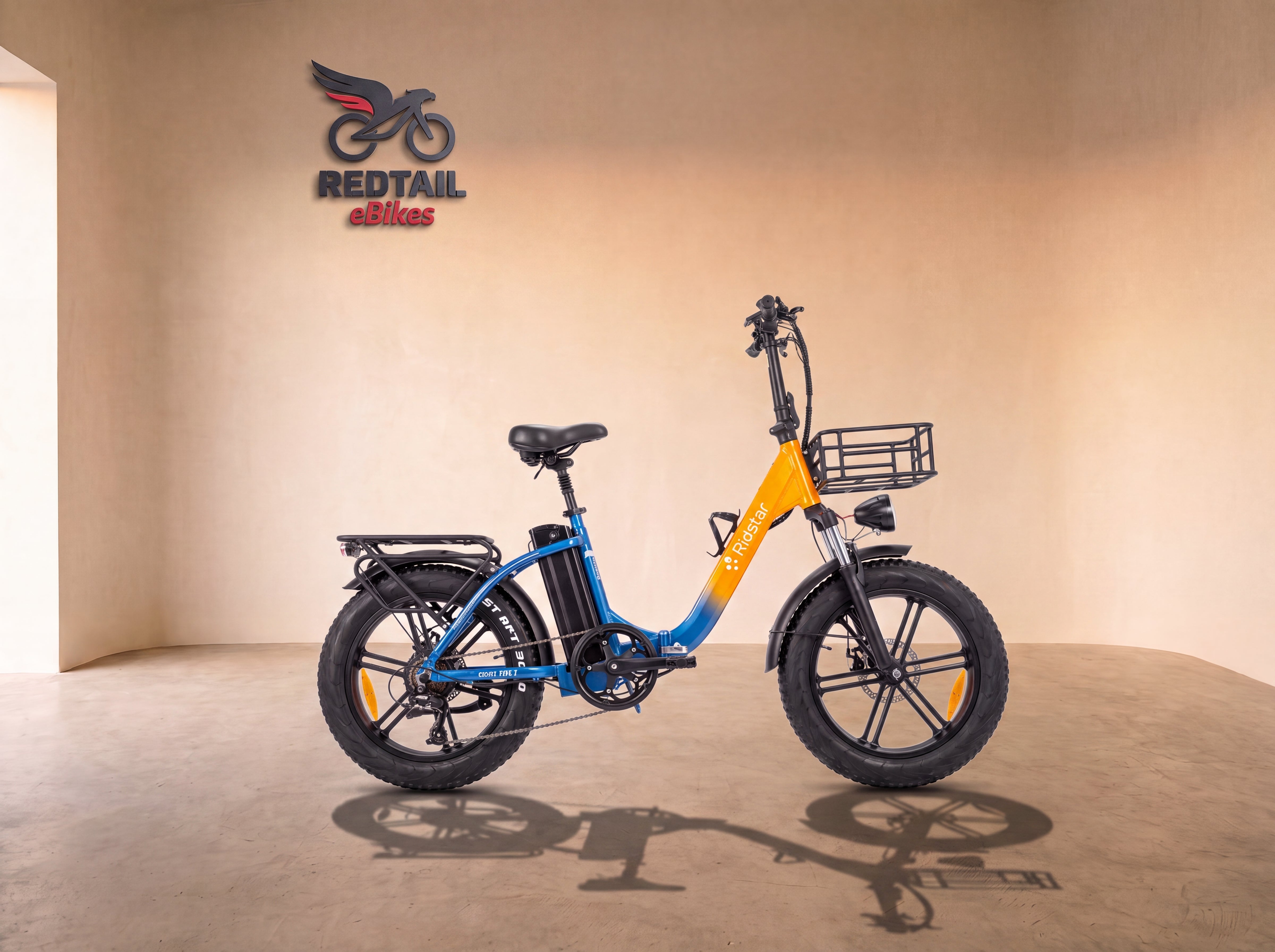 Ridstar MN20 1000W Fat Tire Folding Electric Bikes