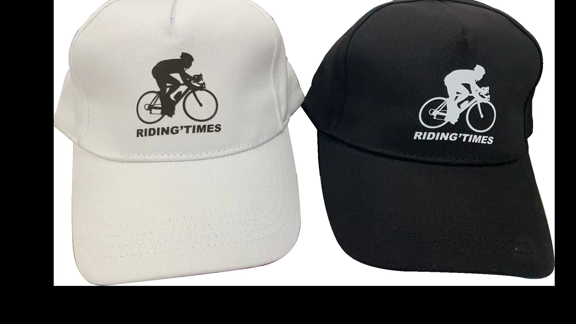 Riding'times cap – Black & White