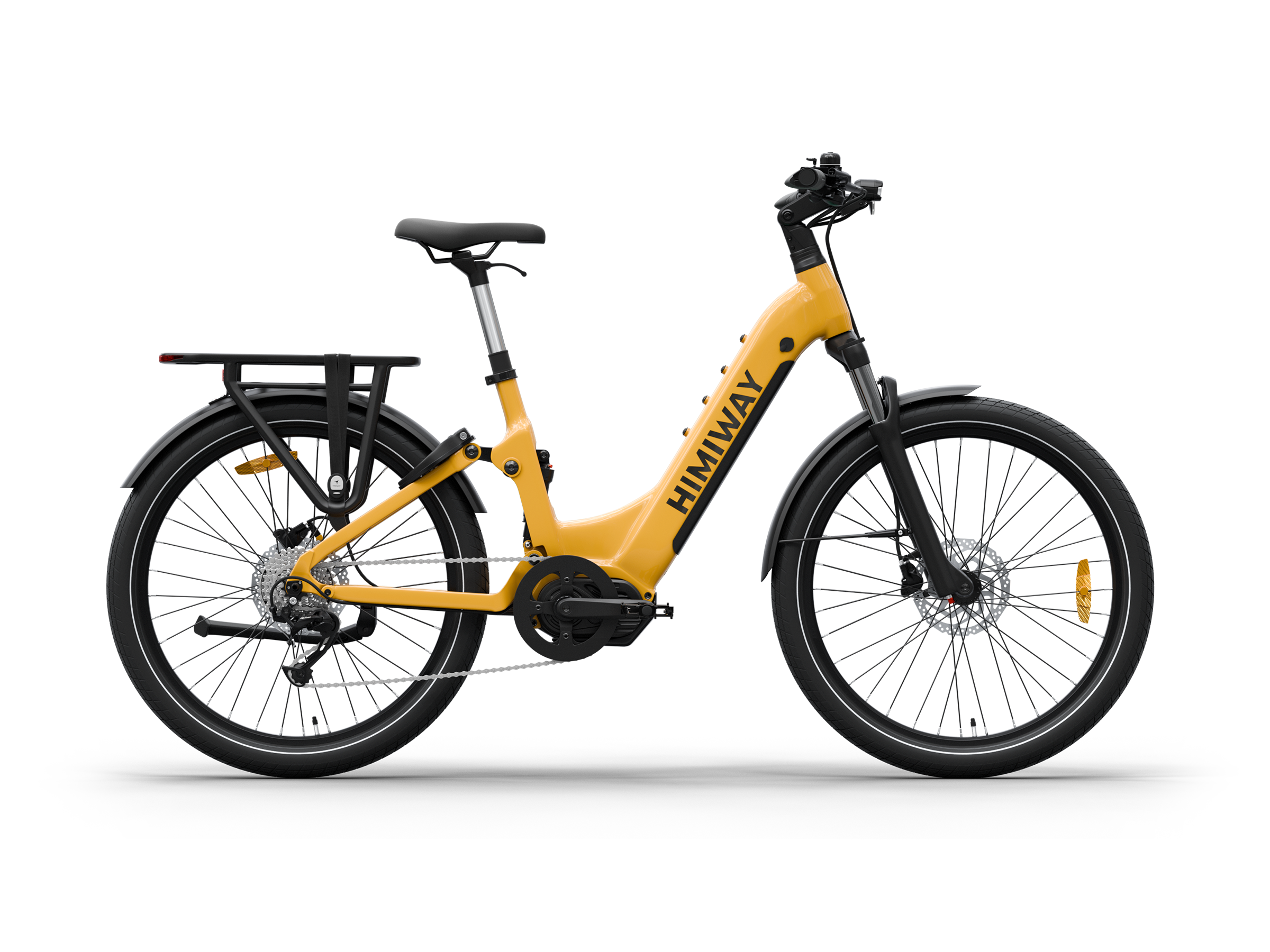 Himiway A7 Pro Commuter eBike – Darkorange – right side profile
