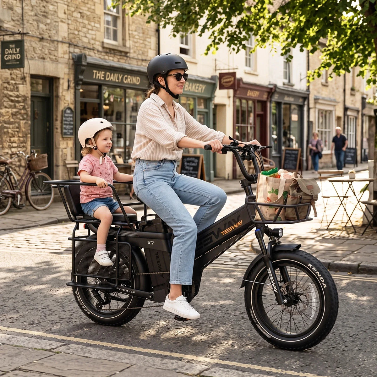 Tesway X7 PRO Long-Range Electric Bike, 52V 60Ah, 200-Mile Claimed Range