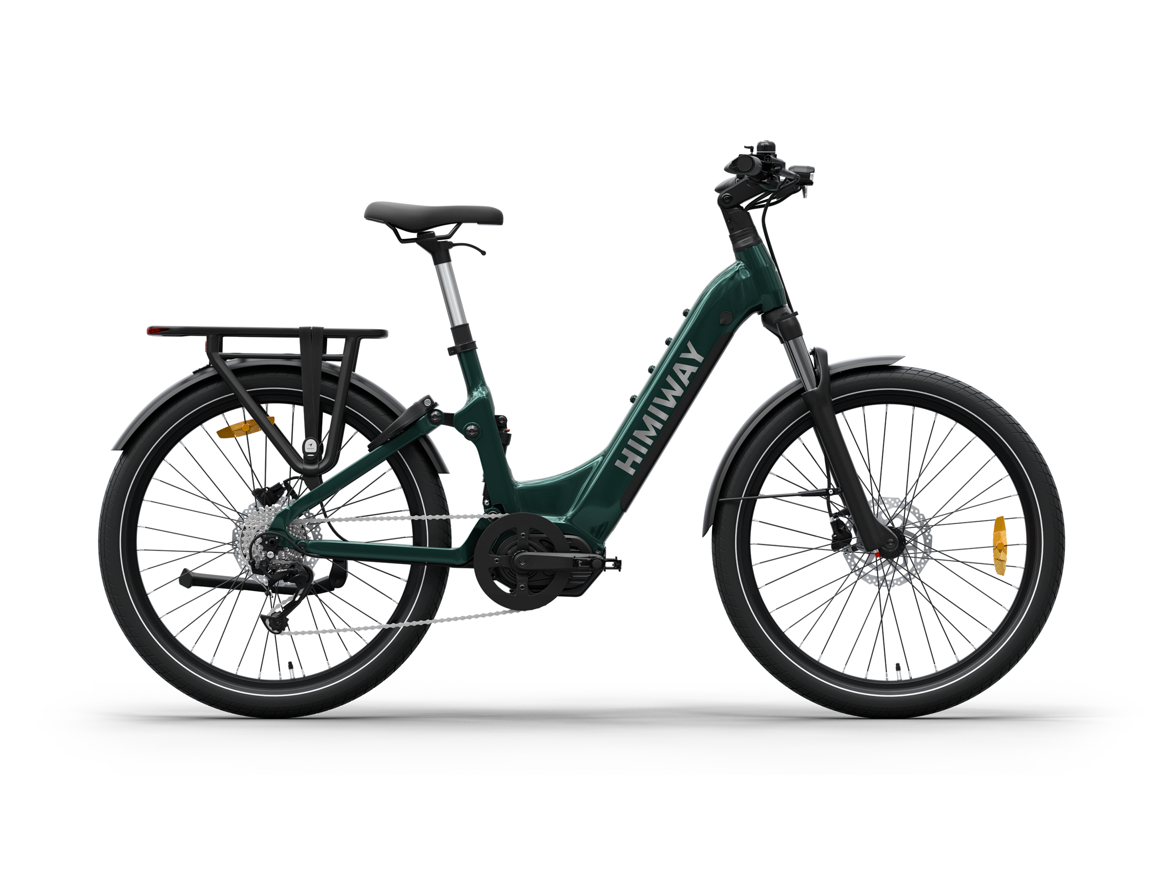 Himiway A7 Pro Commuter eBike – Emerald Green – right side profile