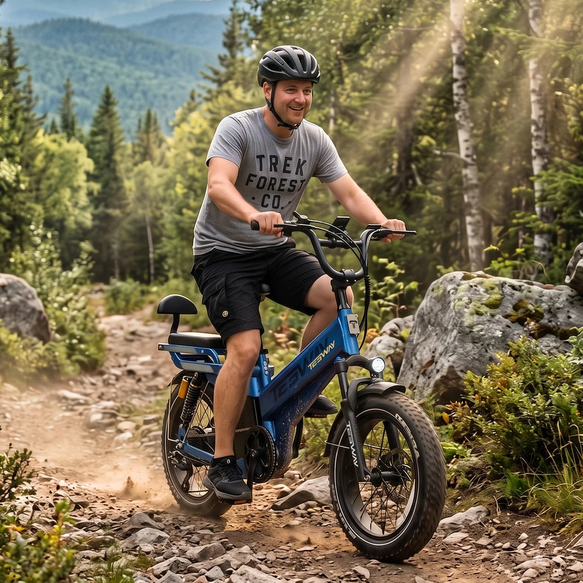Tesway X7 PRO Long-Range Electric Bike, 52V 60Ah, 200-Mile Claimed Range