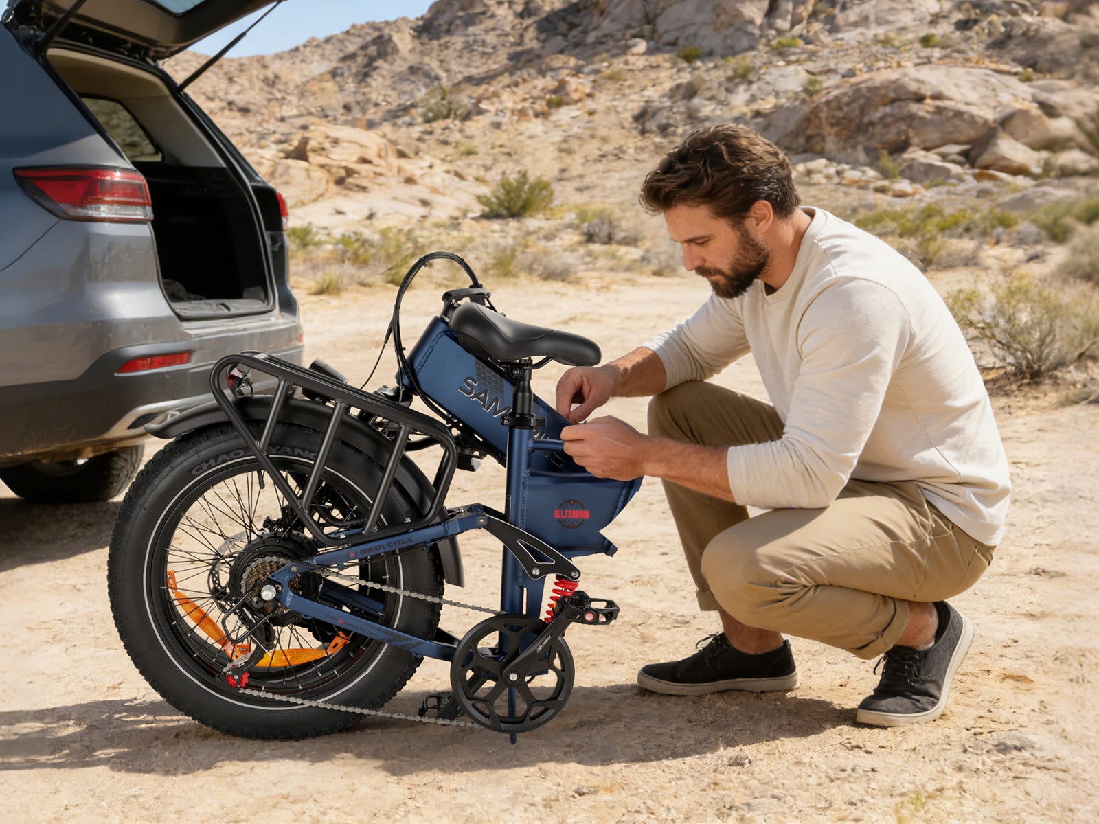 Samebike RS-A02 Pro Folding Fat Tire Electric Bike