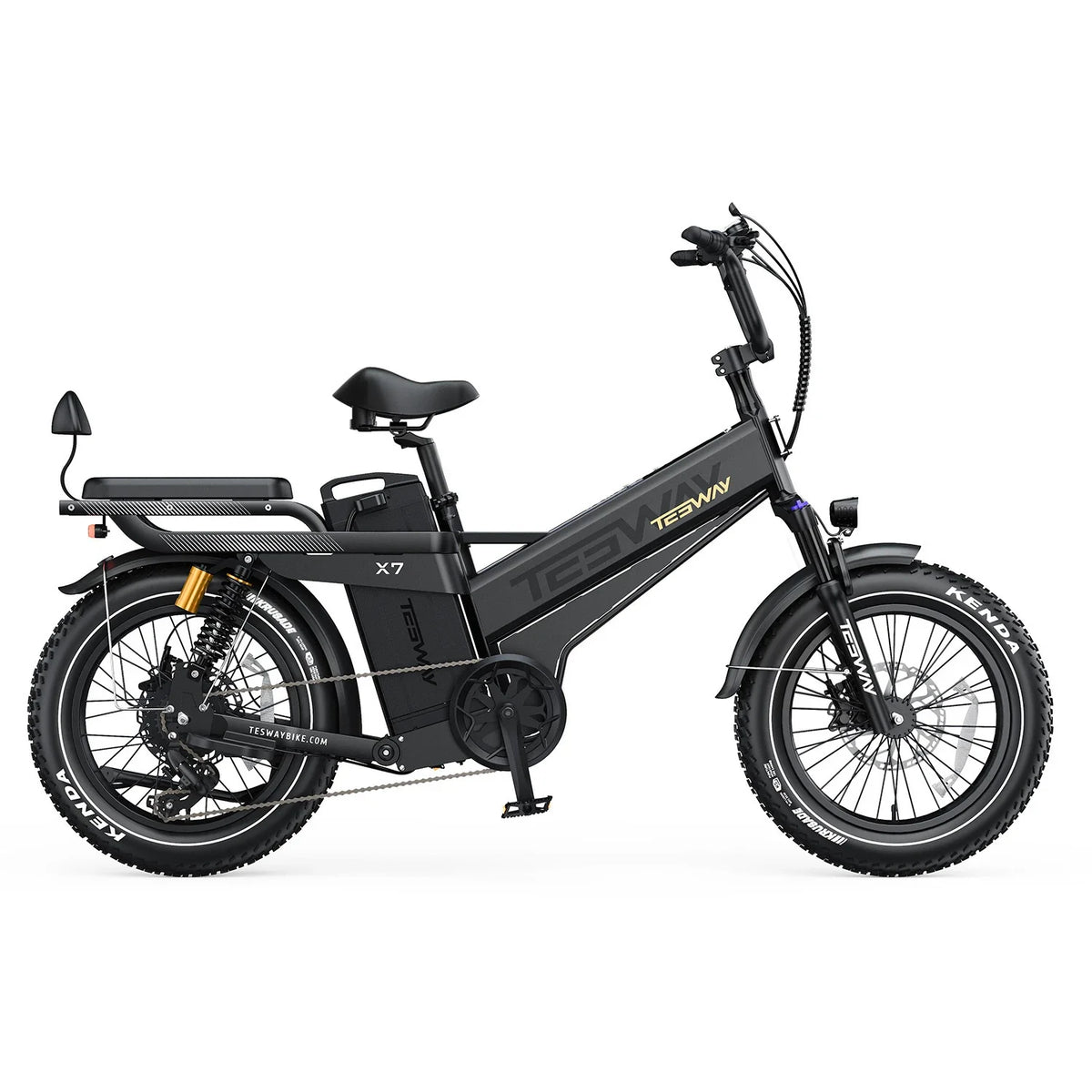 Tesway X7 PRO Long-Range Electric Bike, 52V 60Ah, 200-Mile Claimed Range