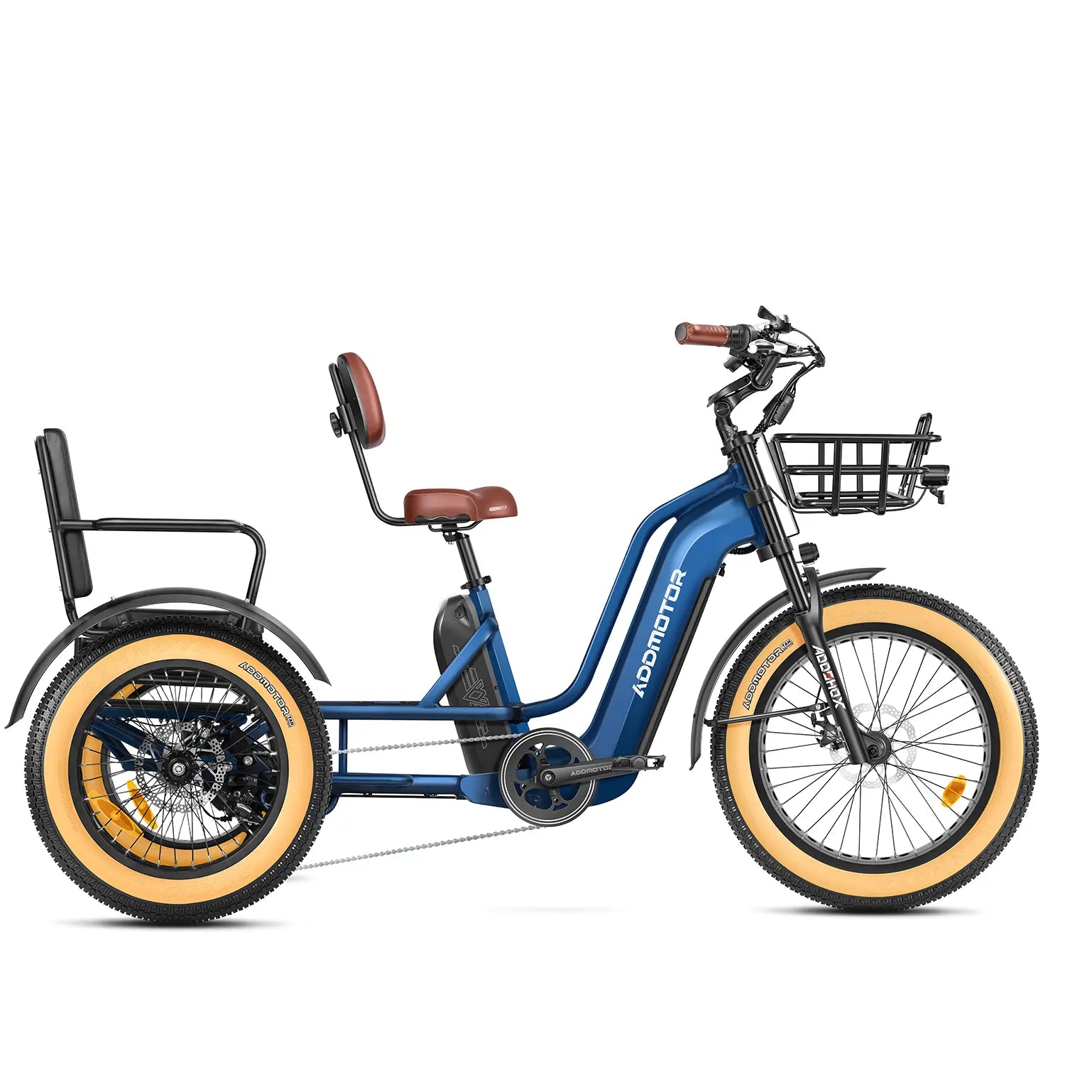 Addmotor Greattan L Passenger Electric Trike — neptune blue