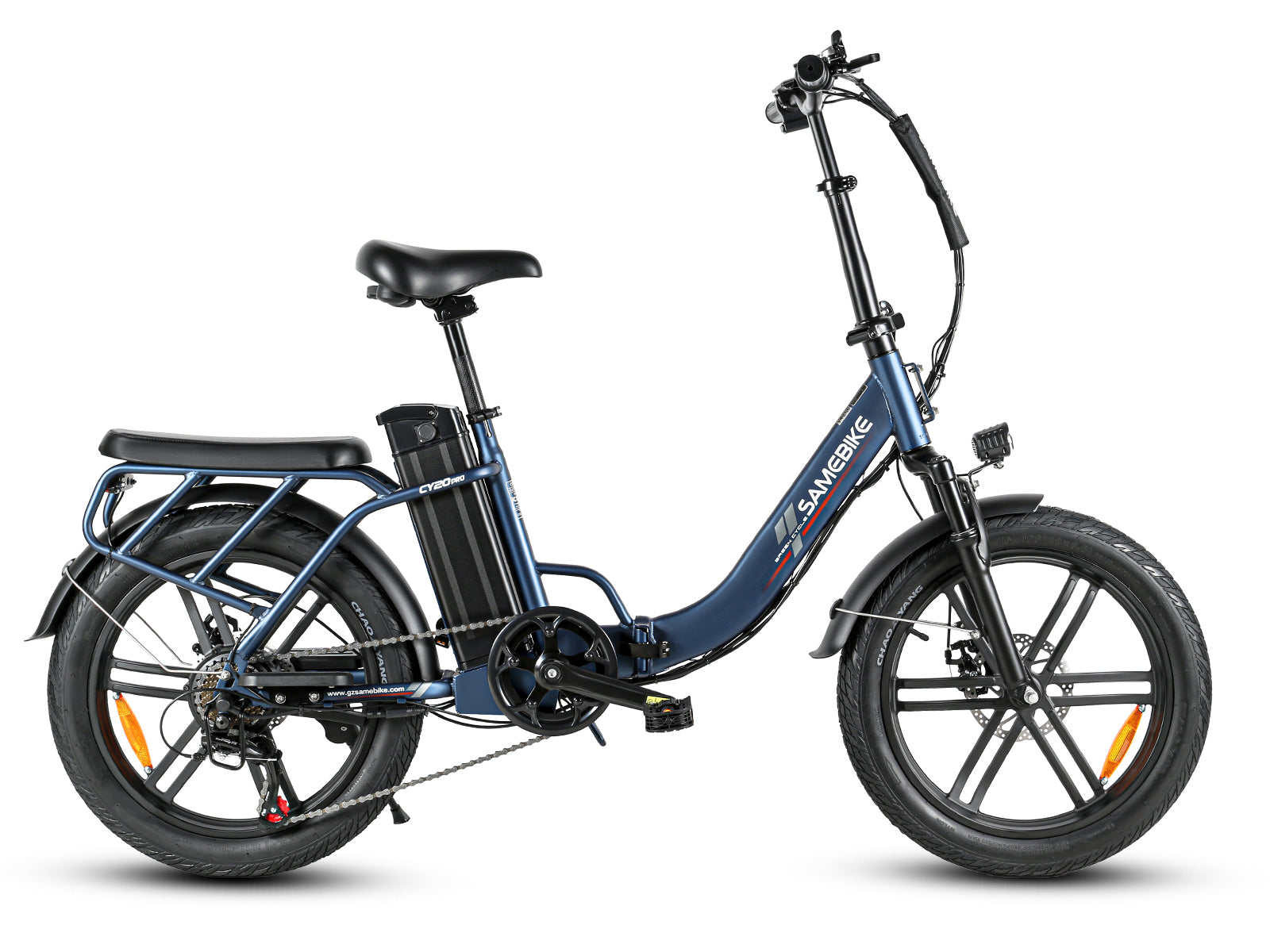 Samebike CY20 Pro Folding Commuter Electric Bike, Solid Wheel