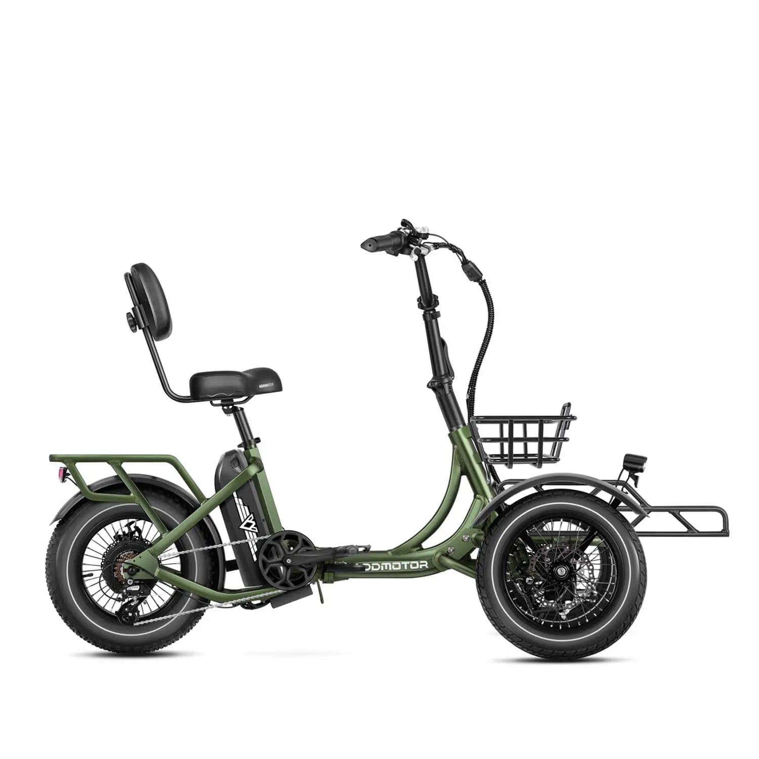 Addmotor Spytan 2 Front Wheel eTrike — olive green