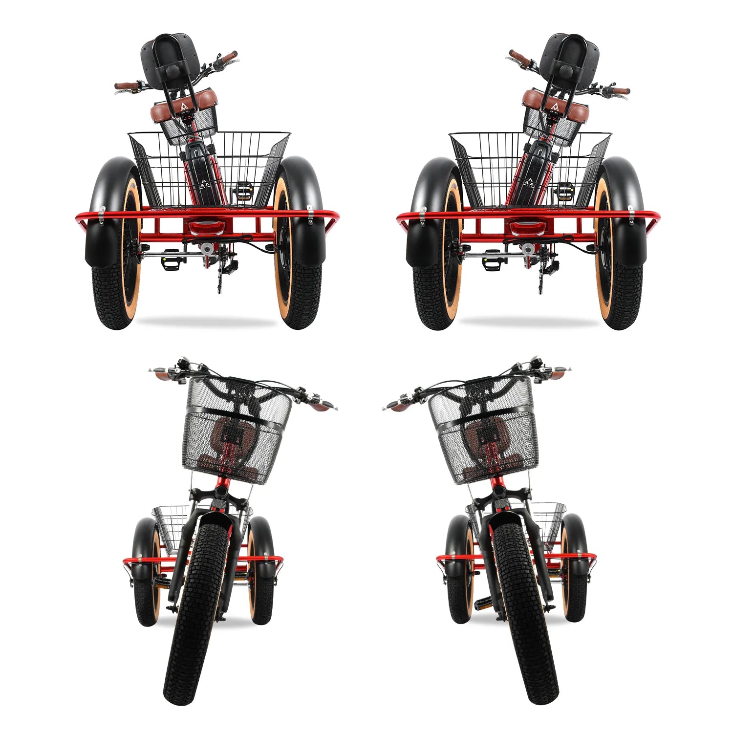 Addmotor U-Trike U-750 Tilting eTrike — red