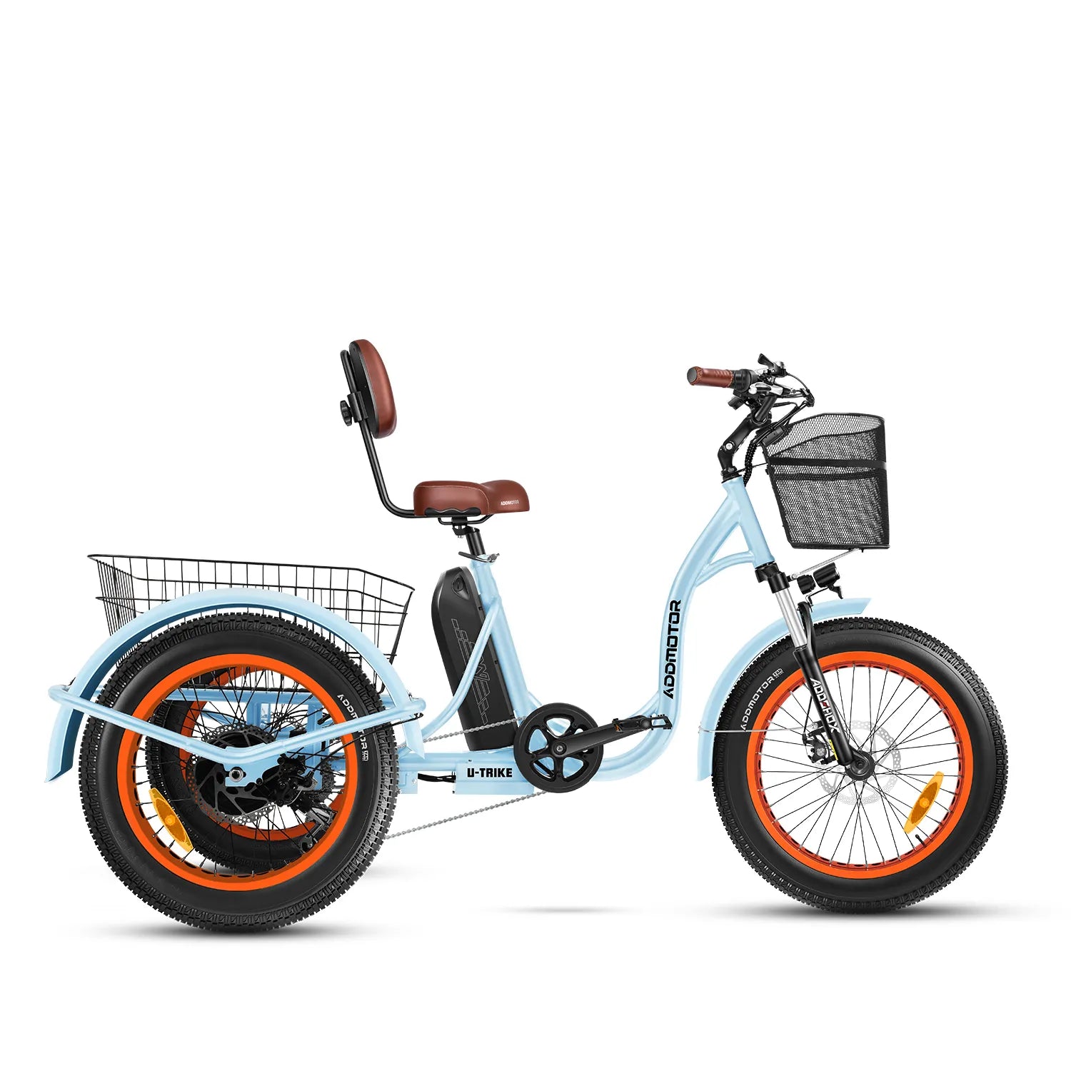 Addmotor U-Trike U-750 Tilting eTrike — gulf blue