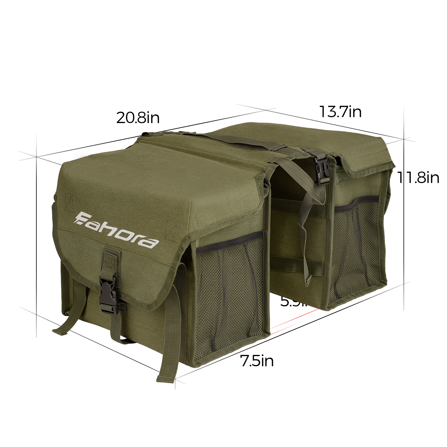 Eahora Rear Saddle Bag - Juliet, Luna, Terra