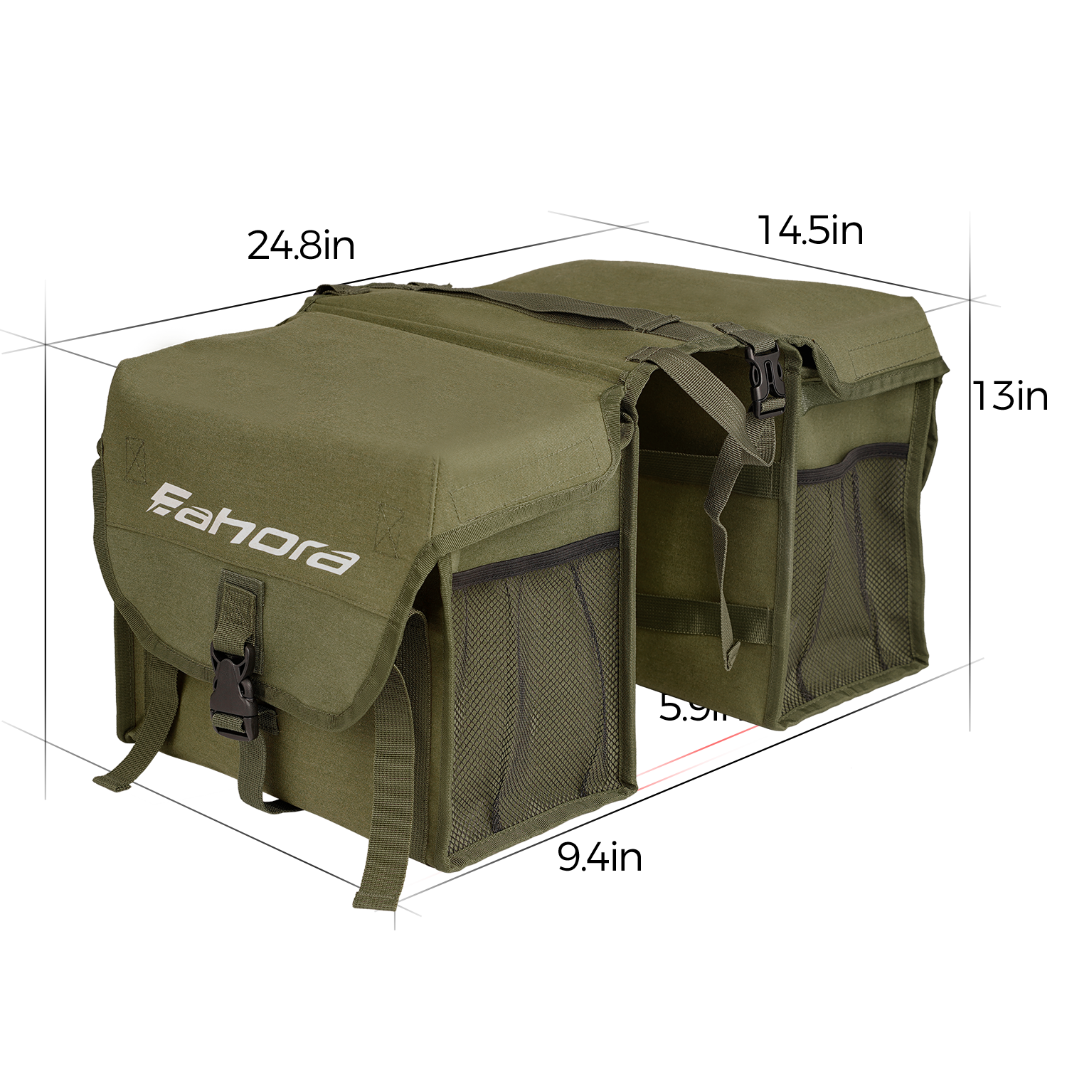 Eahora Rear Saddle Bag - Juliet, Luna, Terra