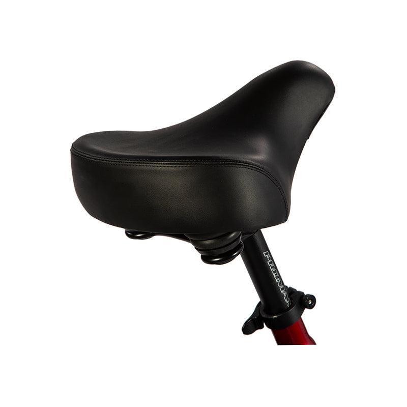 VTUVIA standard saddle, black, on a seatpost
