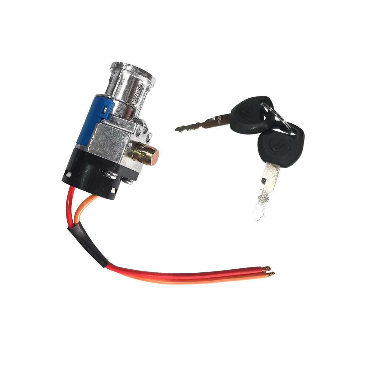 VTUVIA battery lock cylinder with two keys and its wiring