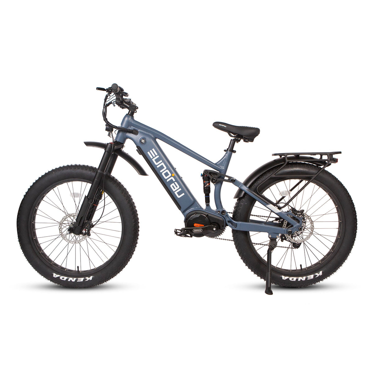Eunorau SPECTER-S 4.0 in Moon Black, non-drive-side profile
