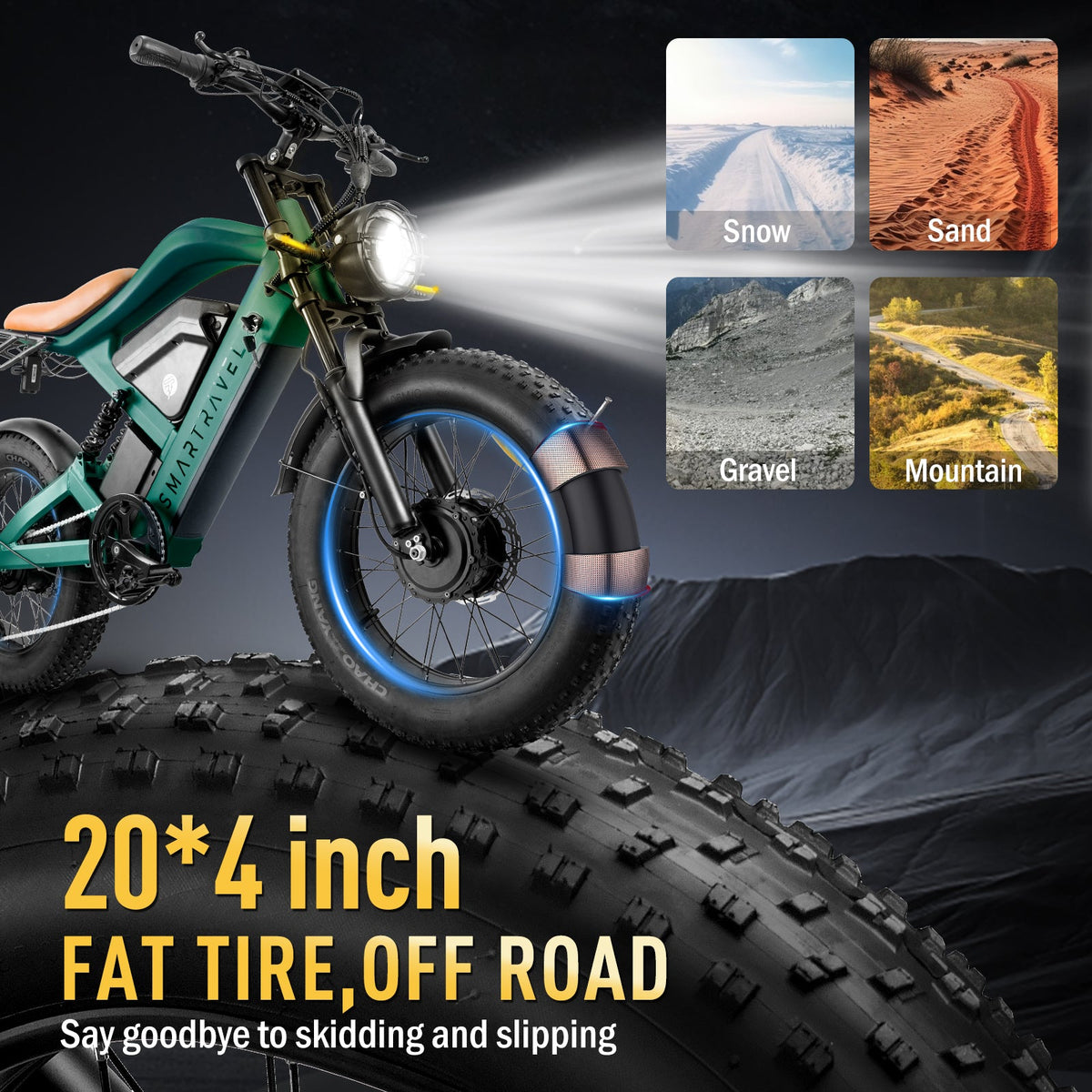 Smartravel Raptor ST202 Pro Dual Motor Electric Bike