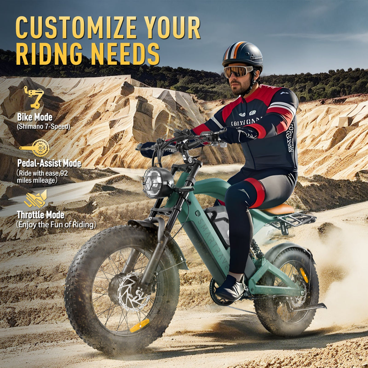 Smartravel Raptor ST202 Pro Dual Motor Electric Bike