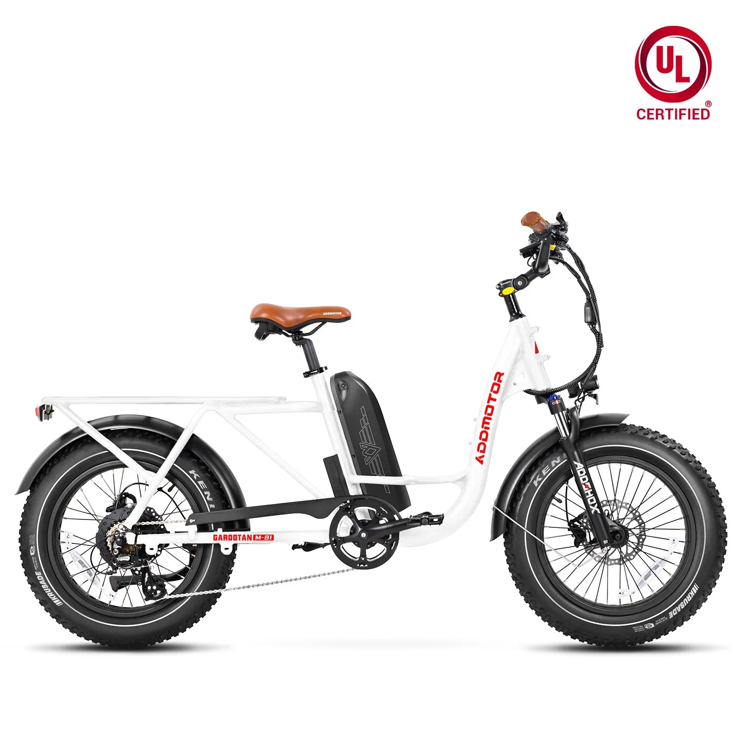 Addmotor Garootan M-81 Cargo eBike — pearl white