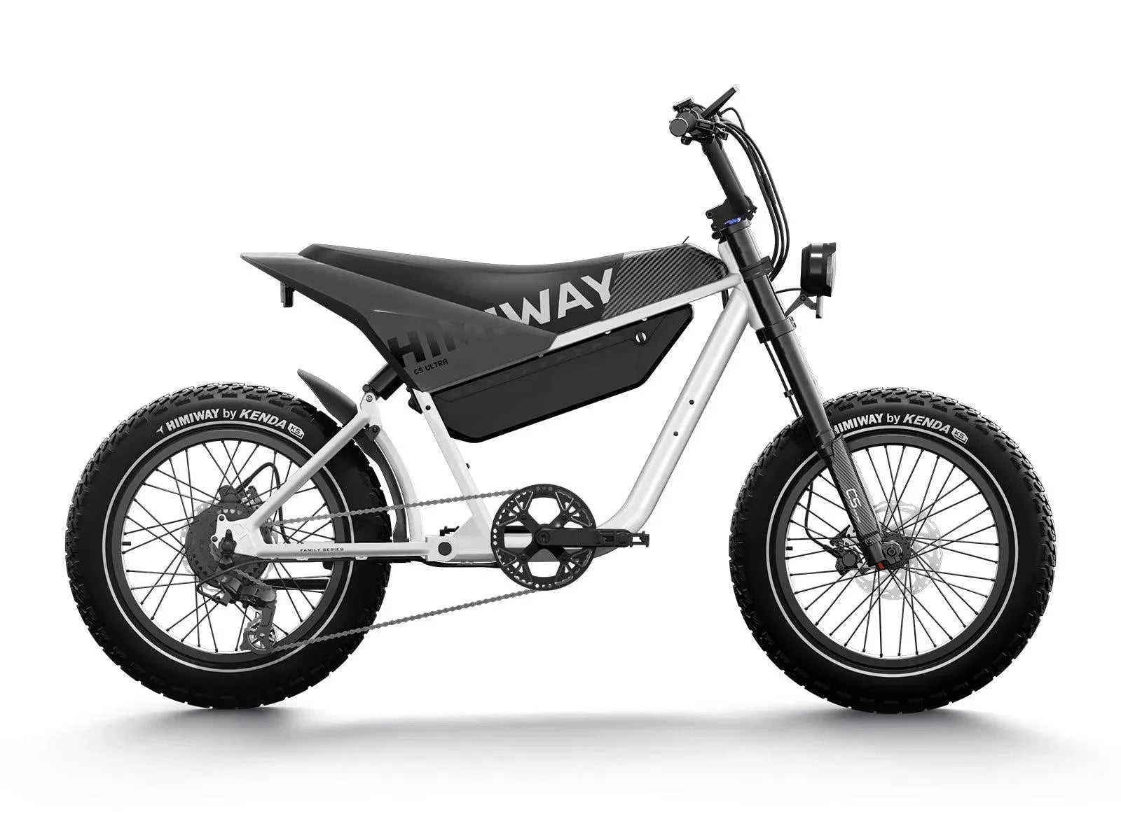 Himiway C5 Ultra in White – front three-quarter view
