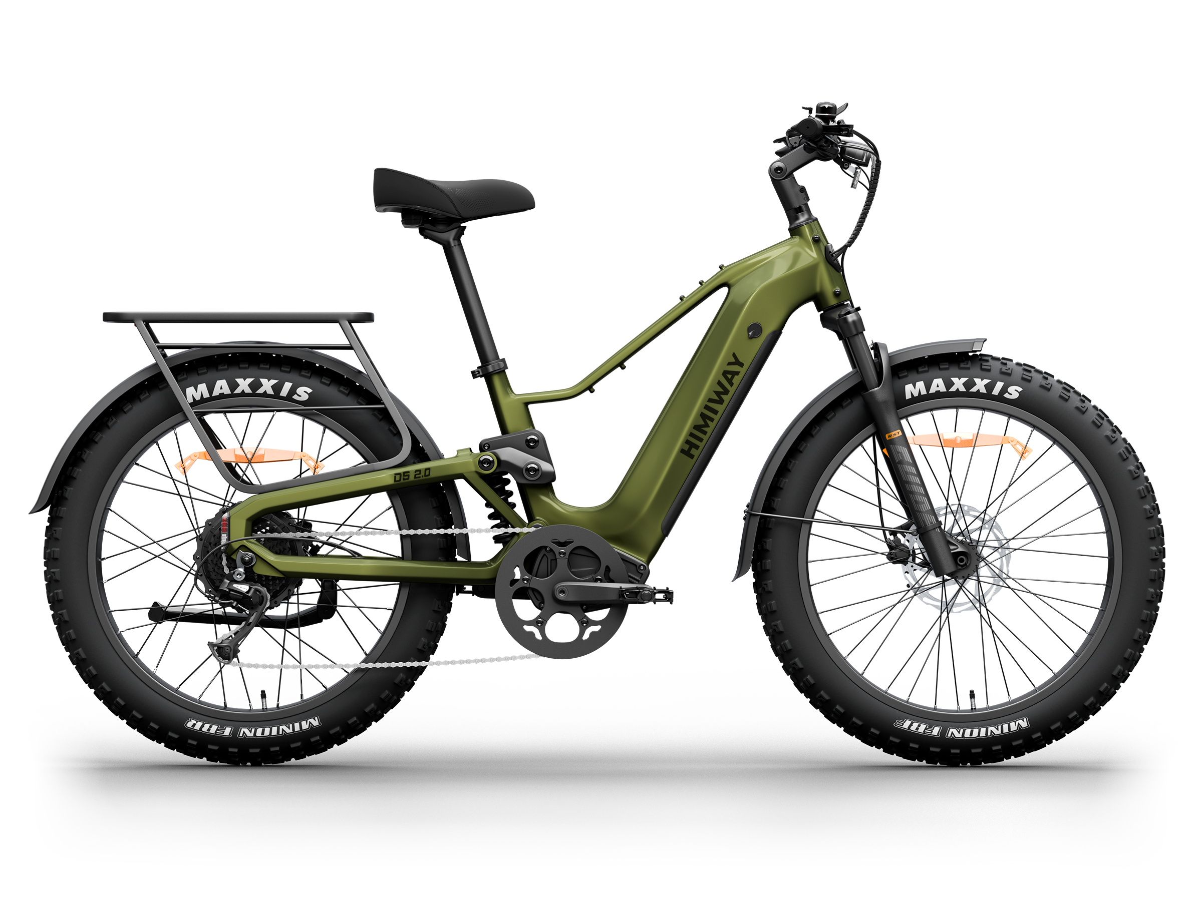 Himiway D5 2.0 in Olive Green – Step-over, 26"