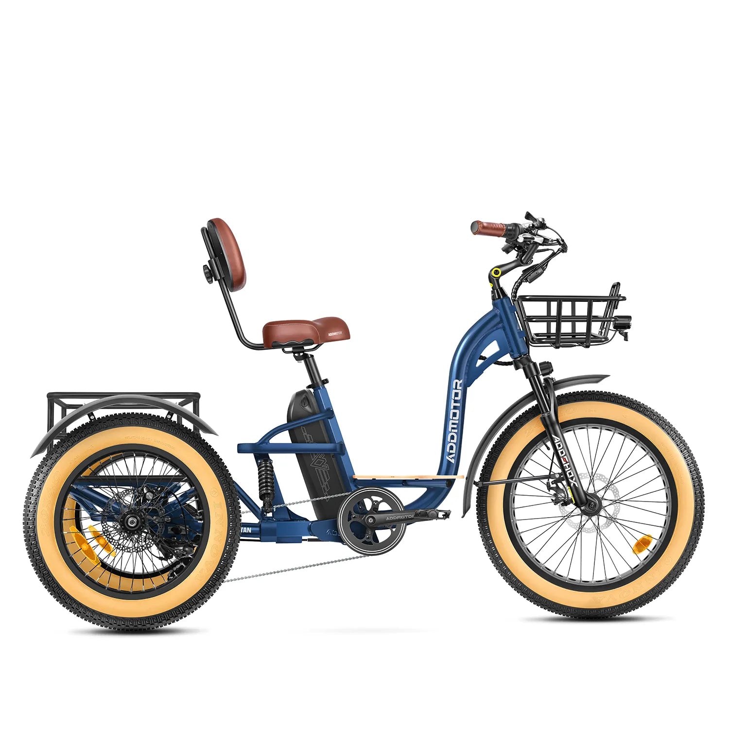 Addmotor Grandtan X Full-Suspension eTrike — army green