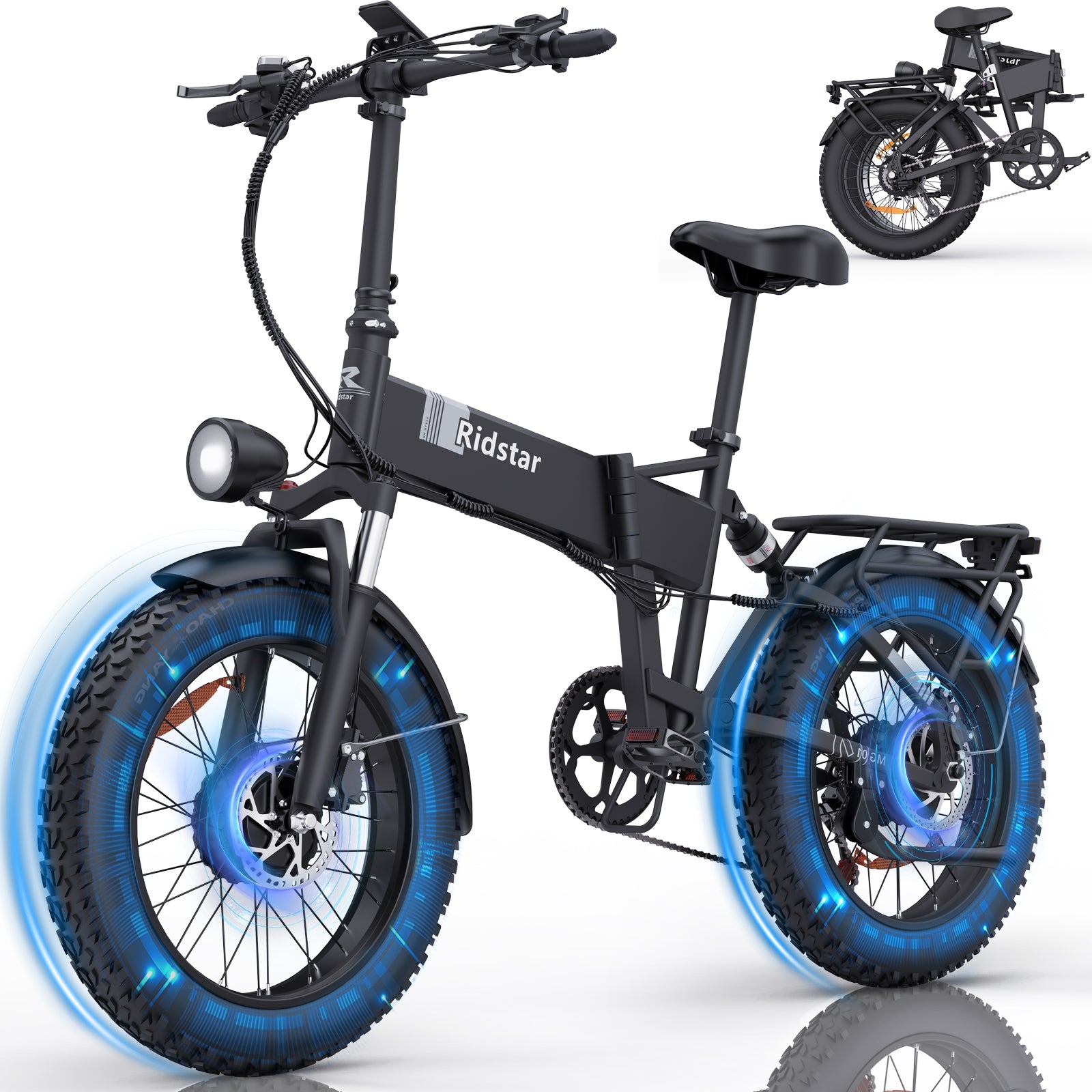 Ridstar® H20 1000W Electric Mountain Bike