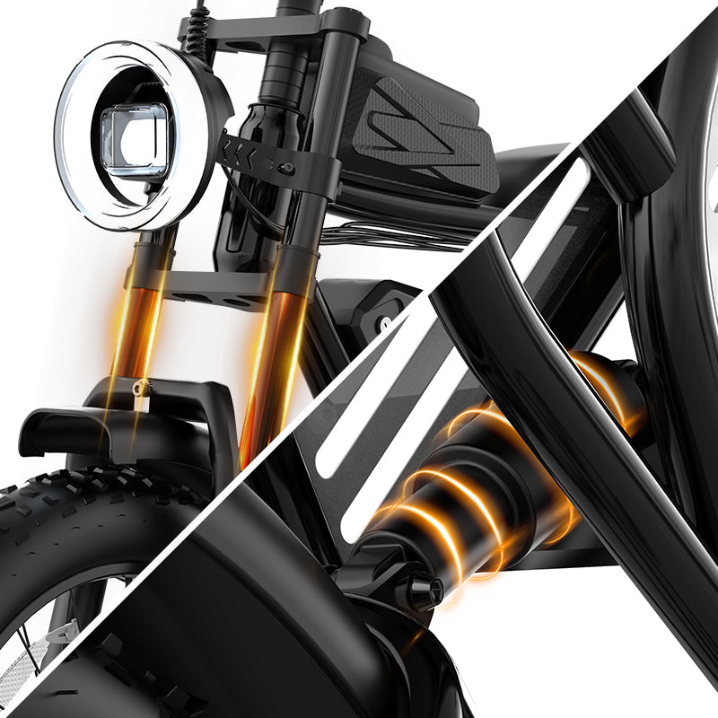 Ridstar® Q50 2000W 25AH Fat Tire Electric Bike