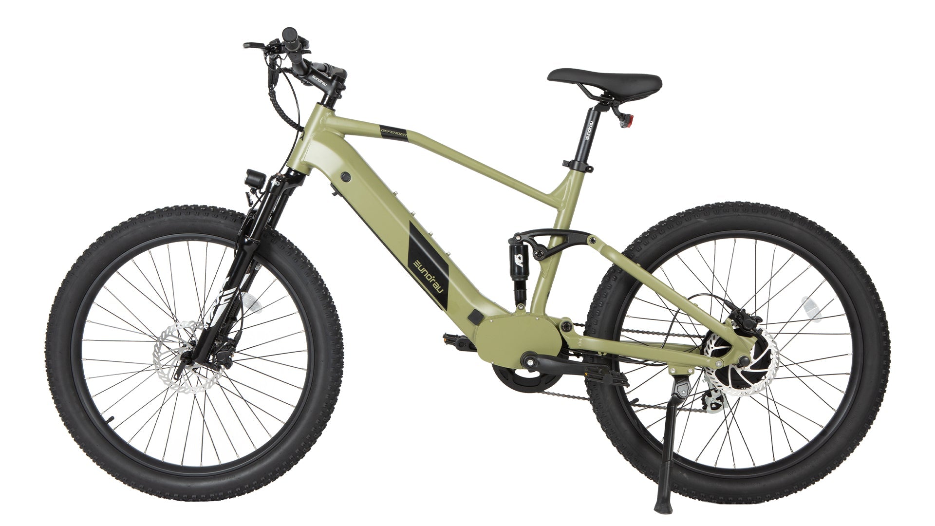 Eunorau Defender – Army Green – left side view
