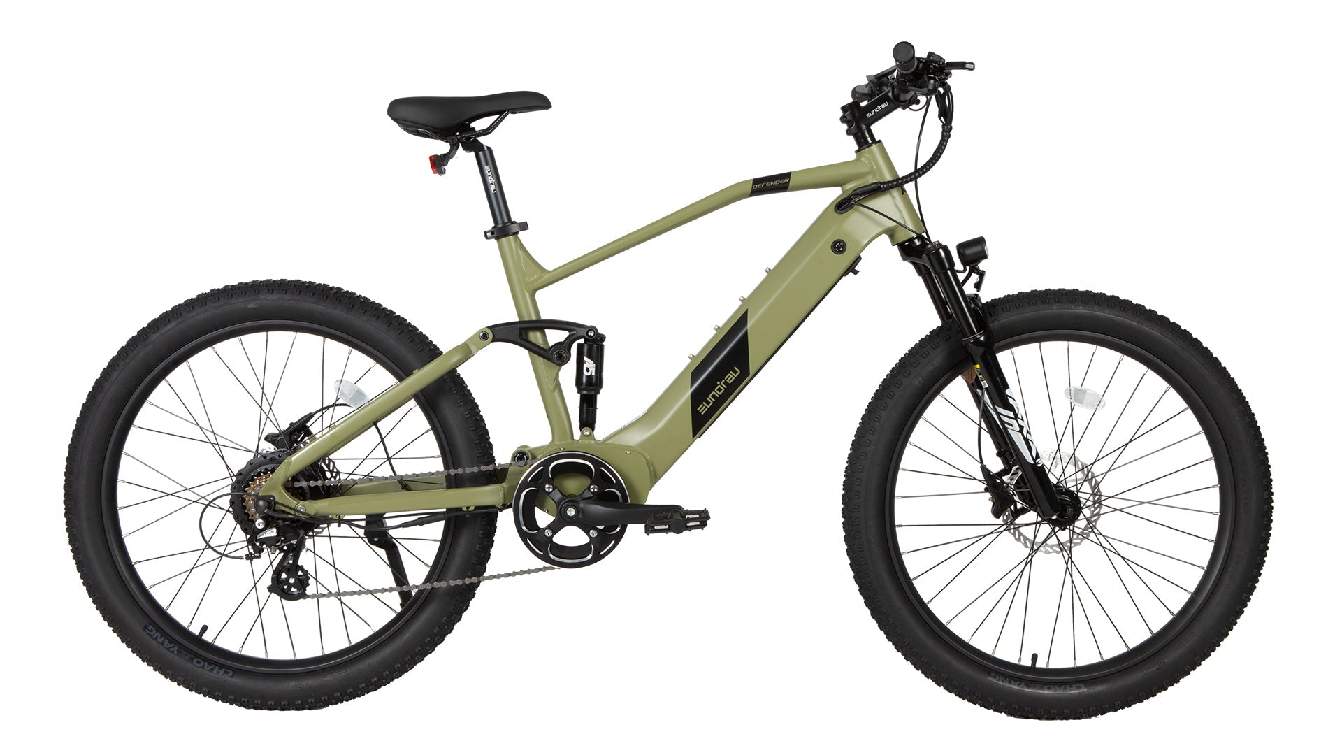 Eunorau Defender – Army Green – left side view