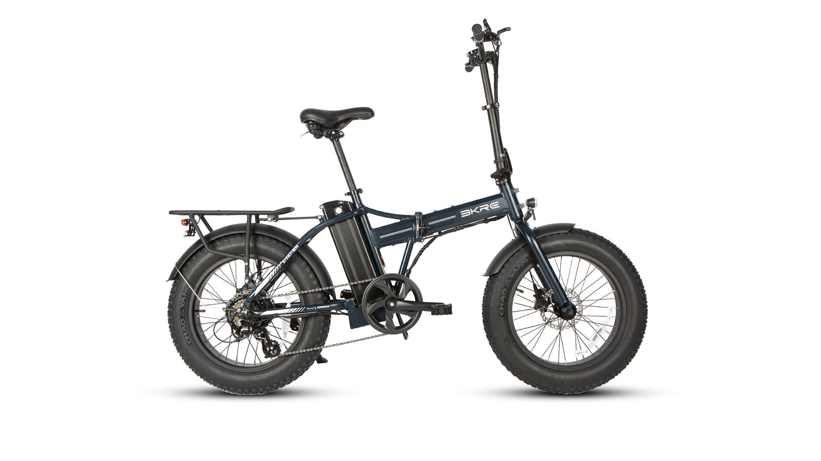 Eunorau E-FAT-MN folding fat e-bike – detail folded