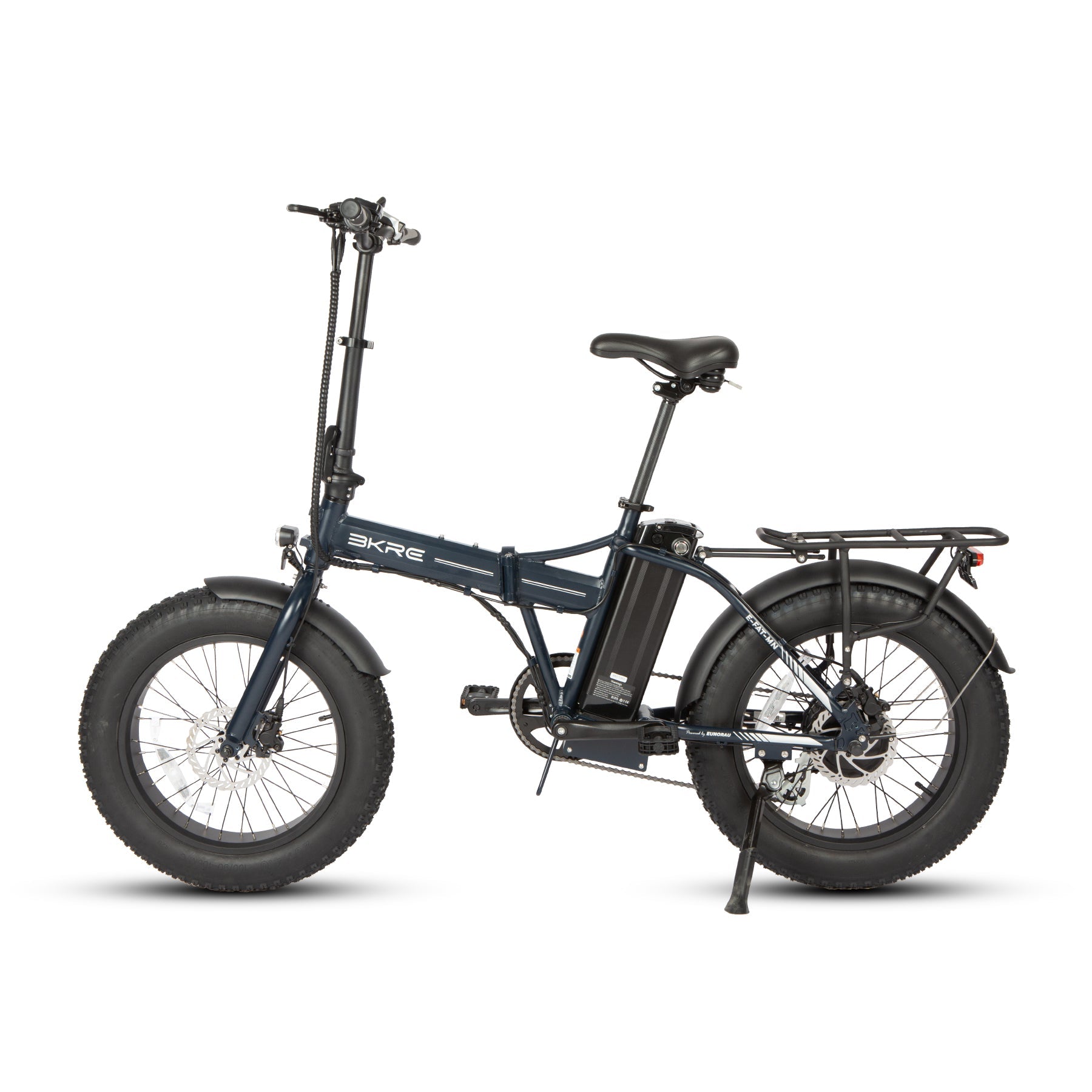 Eunorau E-FAT-MN folding fat e-bike – front34 left