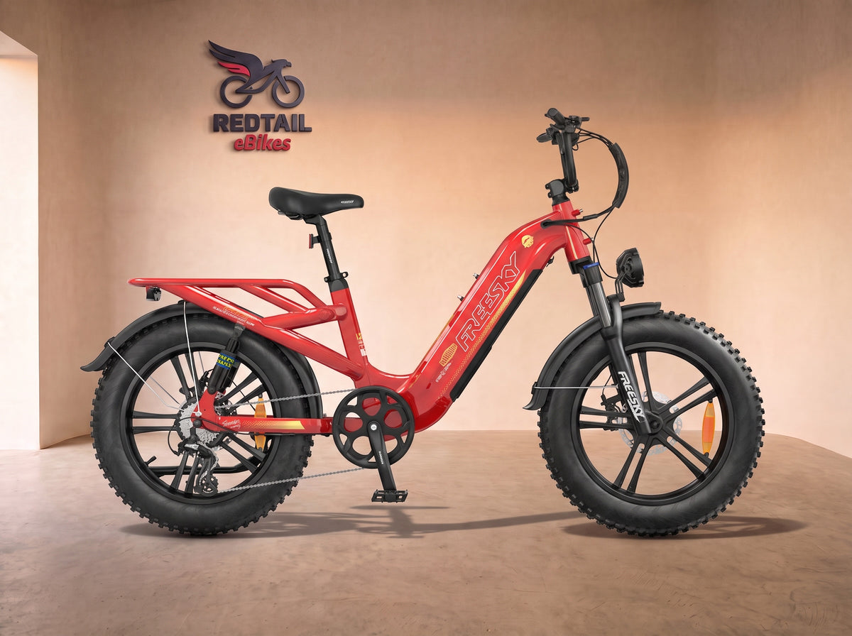 Freesky Rocky Pro A-320, side profile in the Redtail eBikes studio