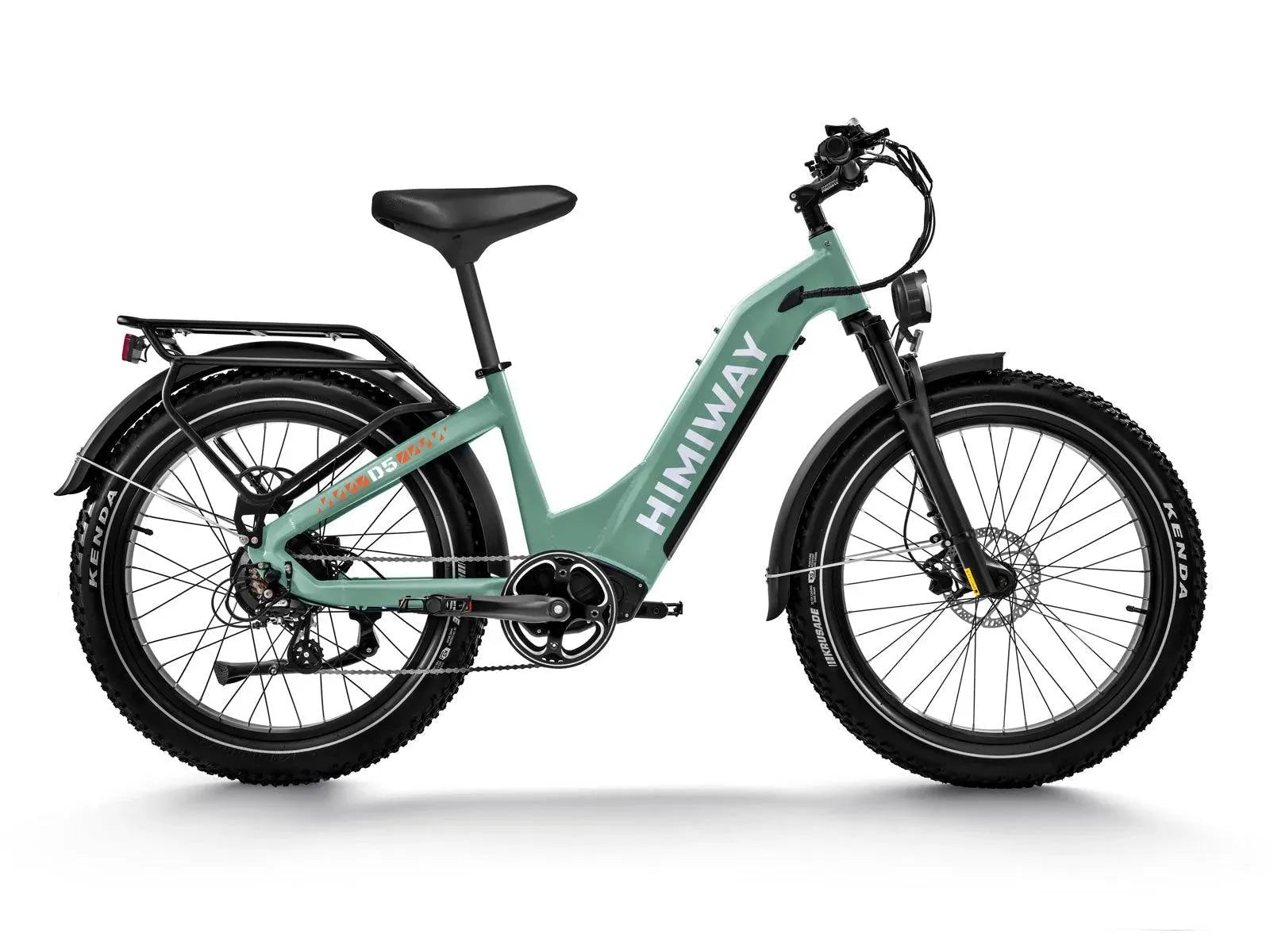 D5 ST(Zebra ST) / All-terrain Electric Fat Bike in green