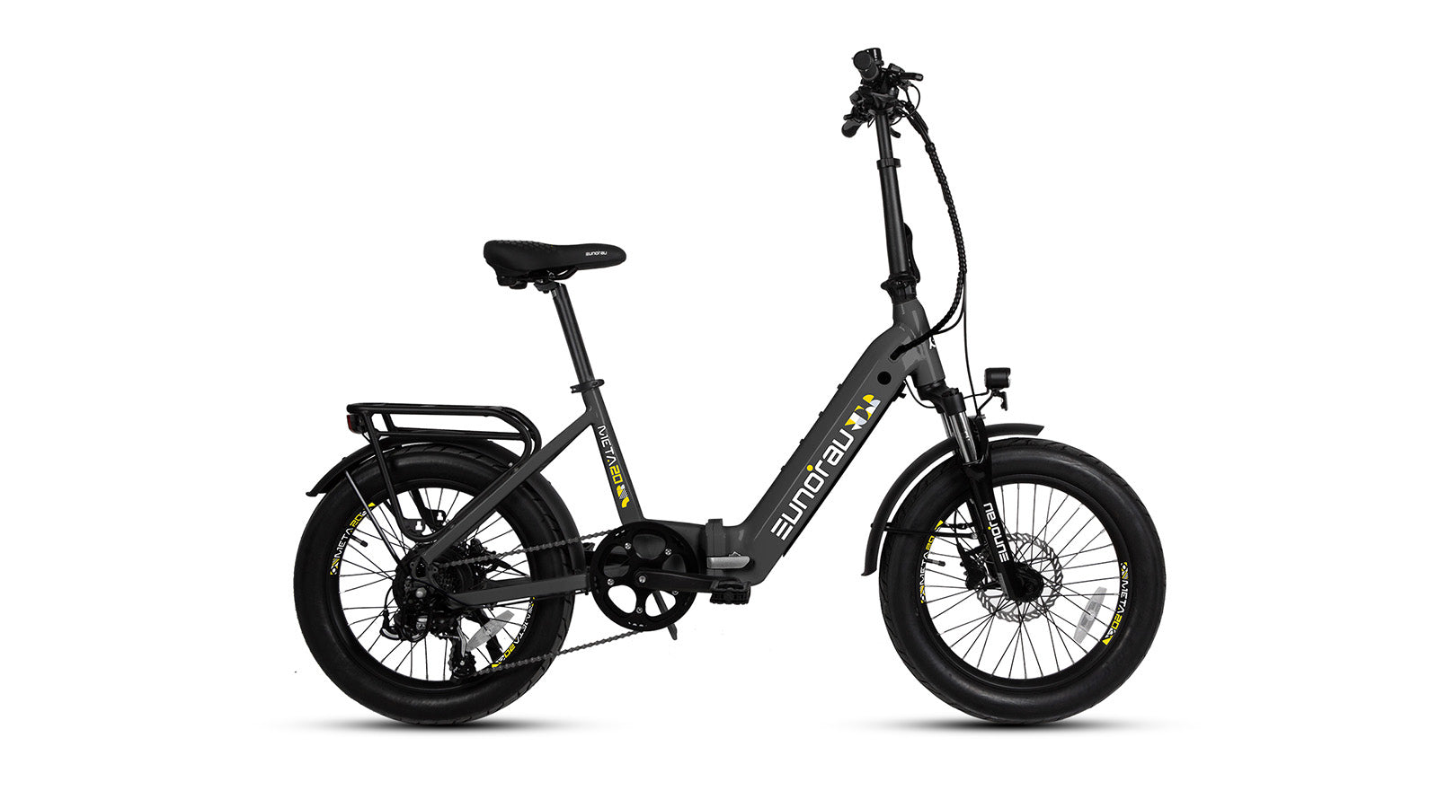 Eunorau META20 – Dark Charcoal – front three-quarter right view