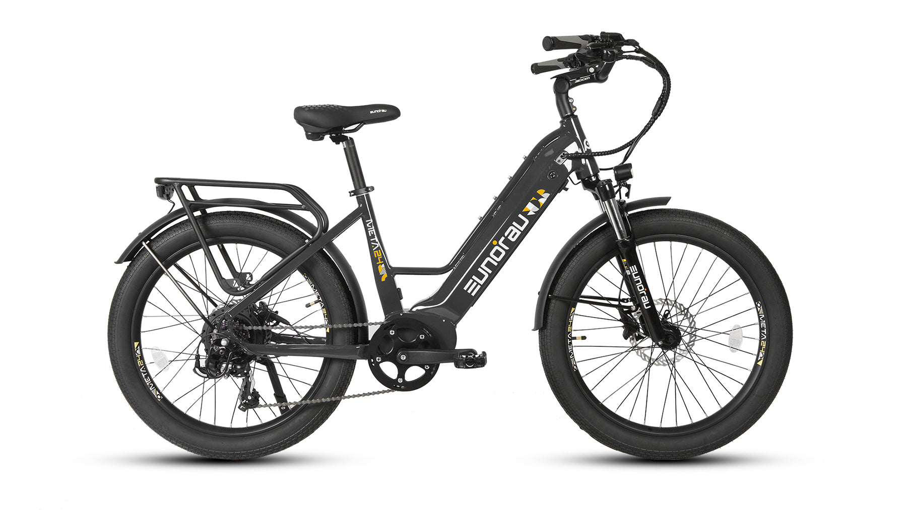 Eunorau META26 – Dark Charcoal – front three-quarter right view