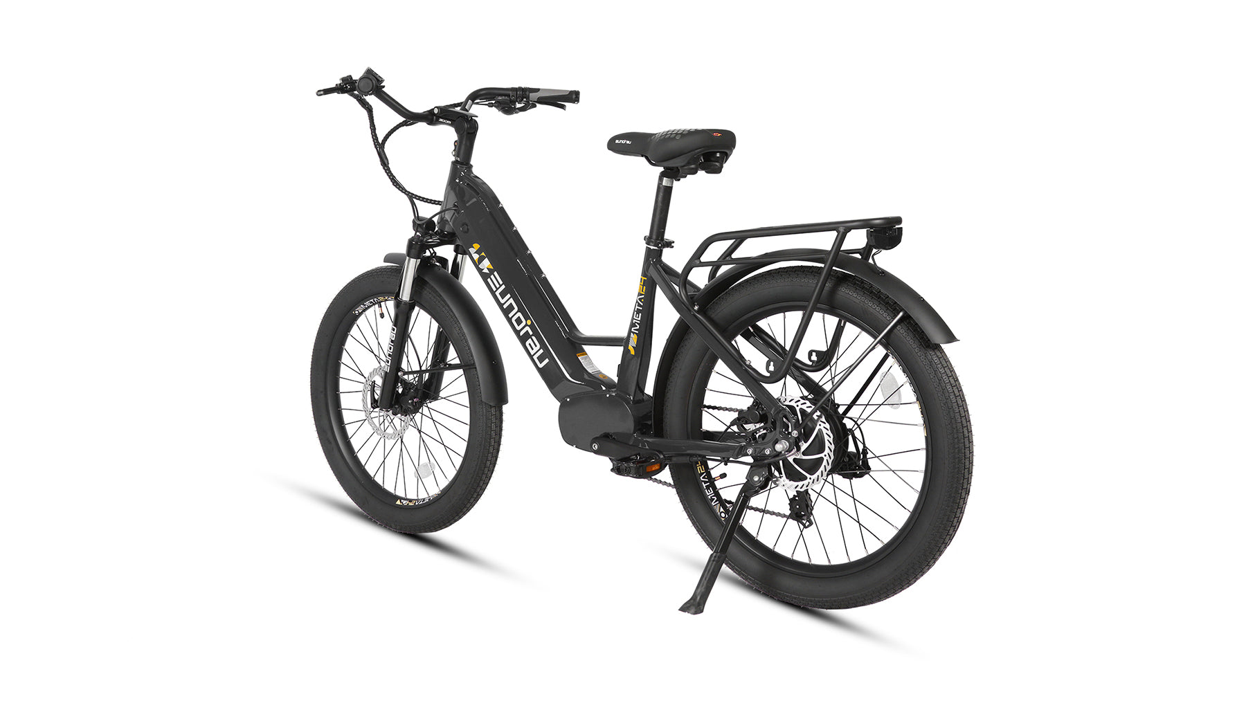 Eunorau META26 – Dark Charcoal – rear three-quarter view