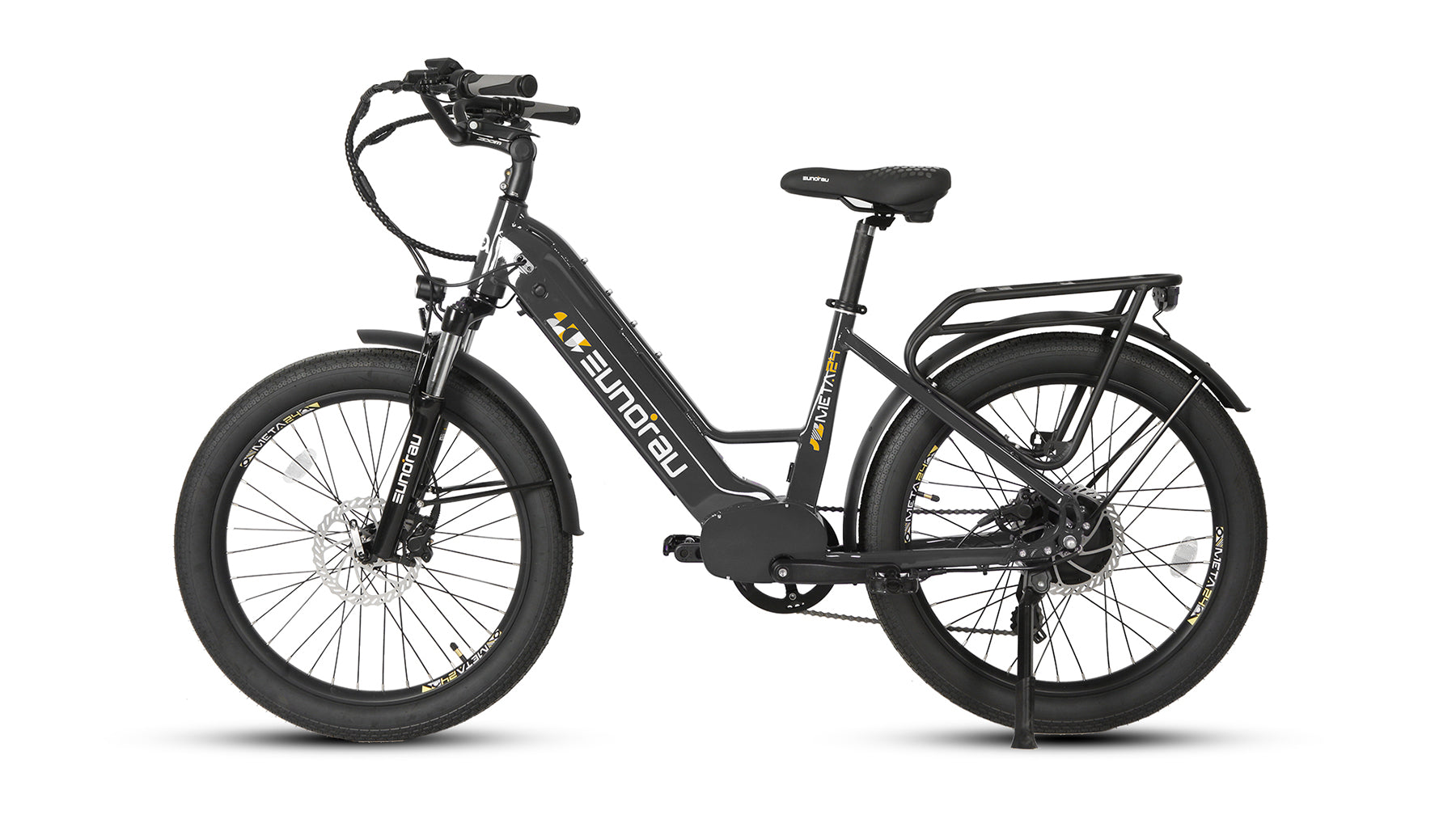 Eunorau META275 2.0 – Dark Charcoal – front three-quarter left view