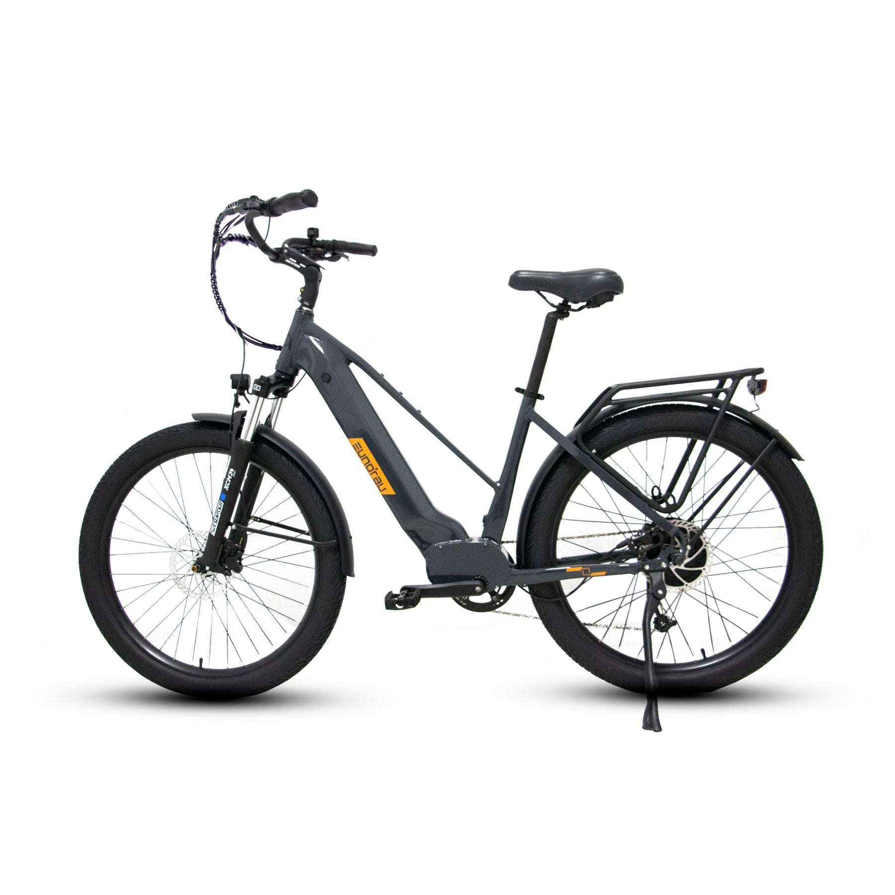 Eunorau META275 1.0 – Gray – front three-quarter left view